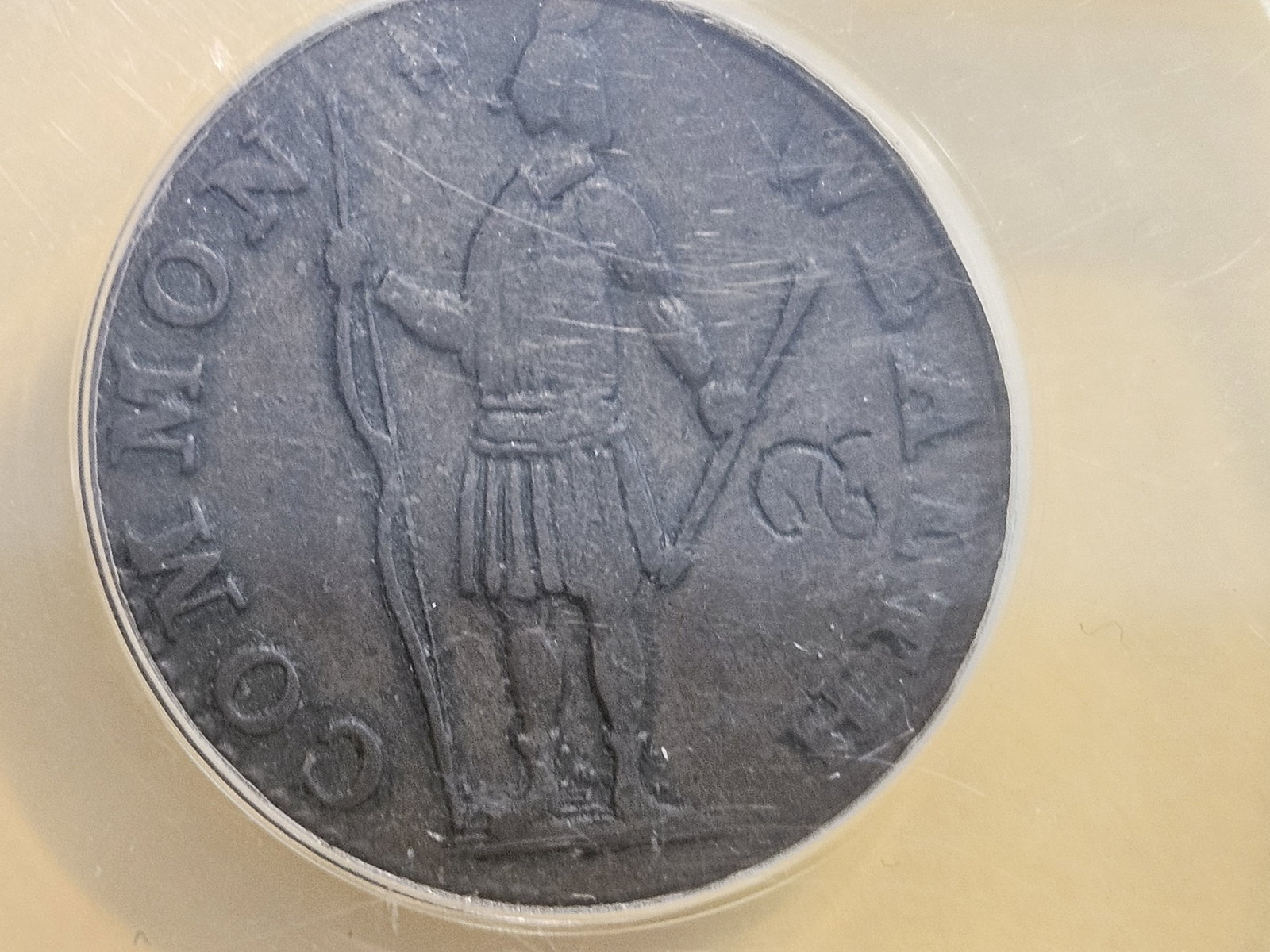* COLONIAL * ANACS 1788 Massachusetts Half Cent in Fine - 12 details - 3