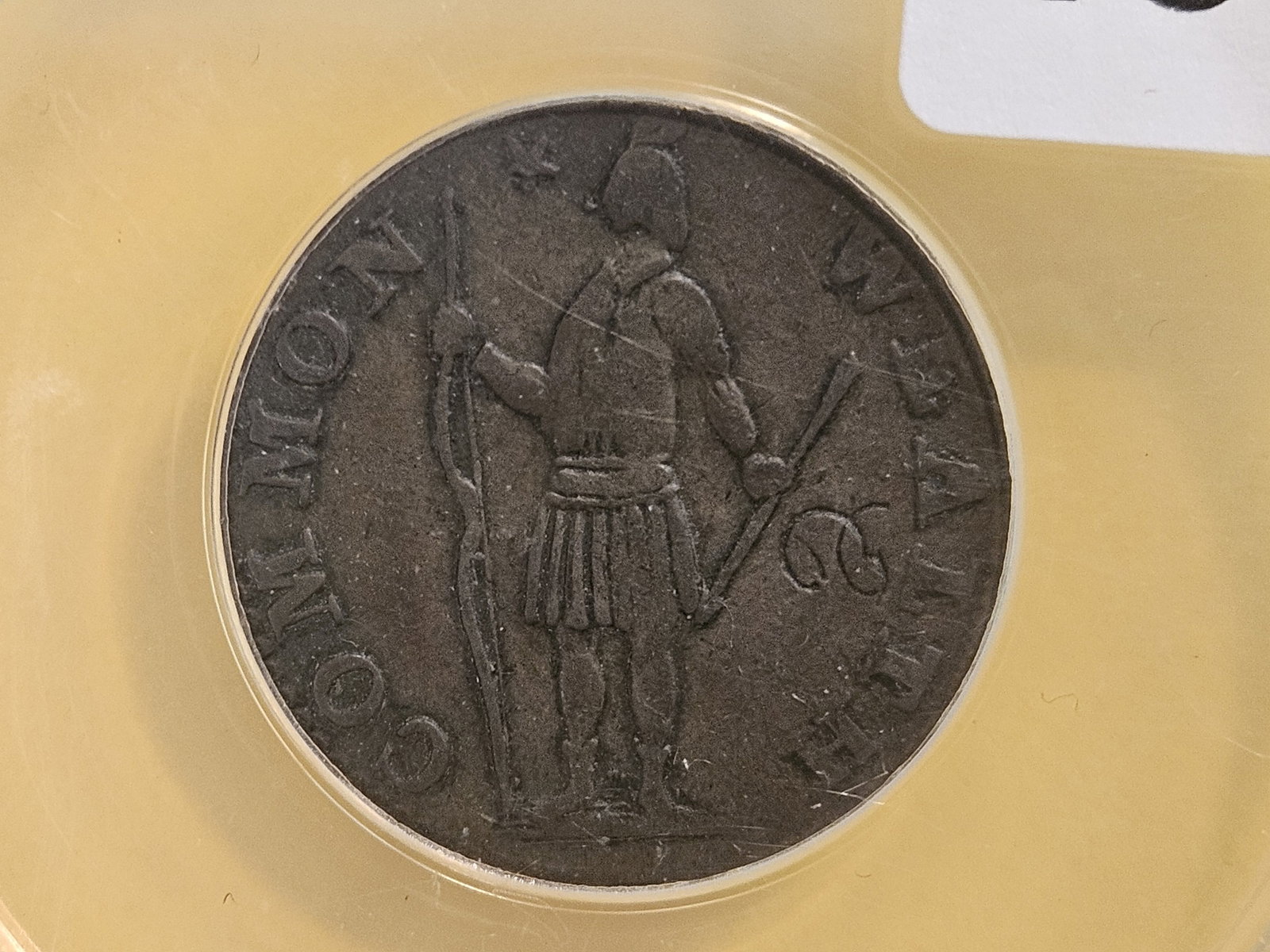 * COLONIAL * ANACS 1788 Massachusetts Half Cent in Fine - 12 details - 4