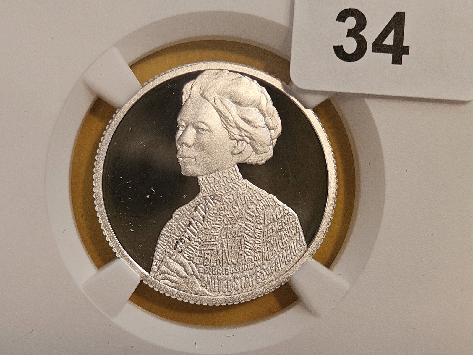 PERFECT! NGC 2023-S SILVER Washington Quarter in Proof 70 Ultra Cameo: Perfect Grade! Made from .999 fine silver. Jovita Idar