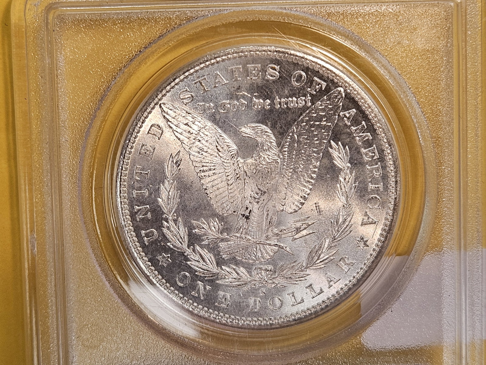 PCGS OGH 1881-S Morgan Dollar in Mint State 64 - 4