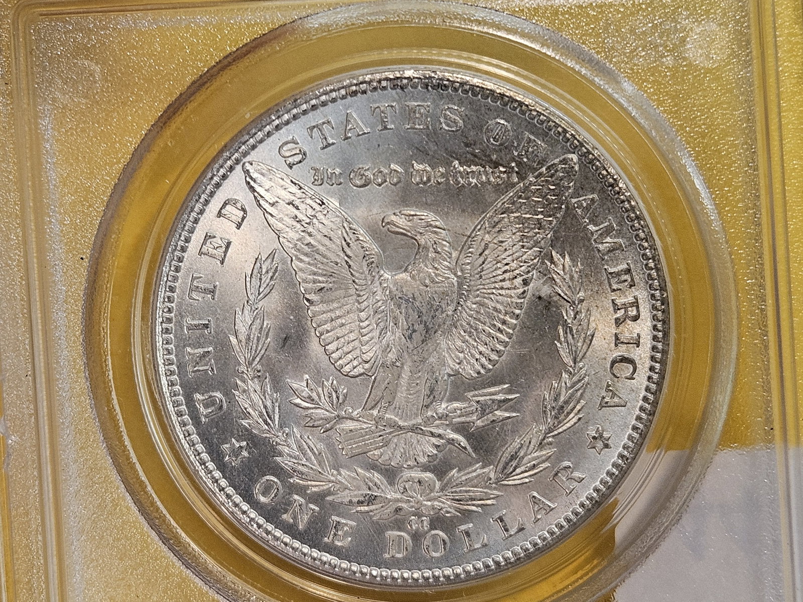** KEY DATE ** PCGS OGH 1883-CC Morgan Dollar in Mint State 64 - 5