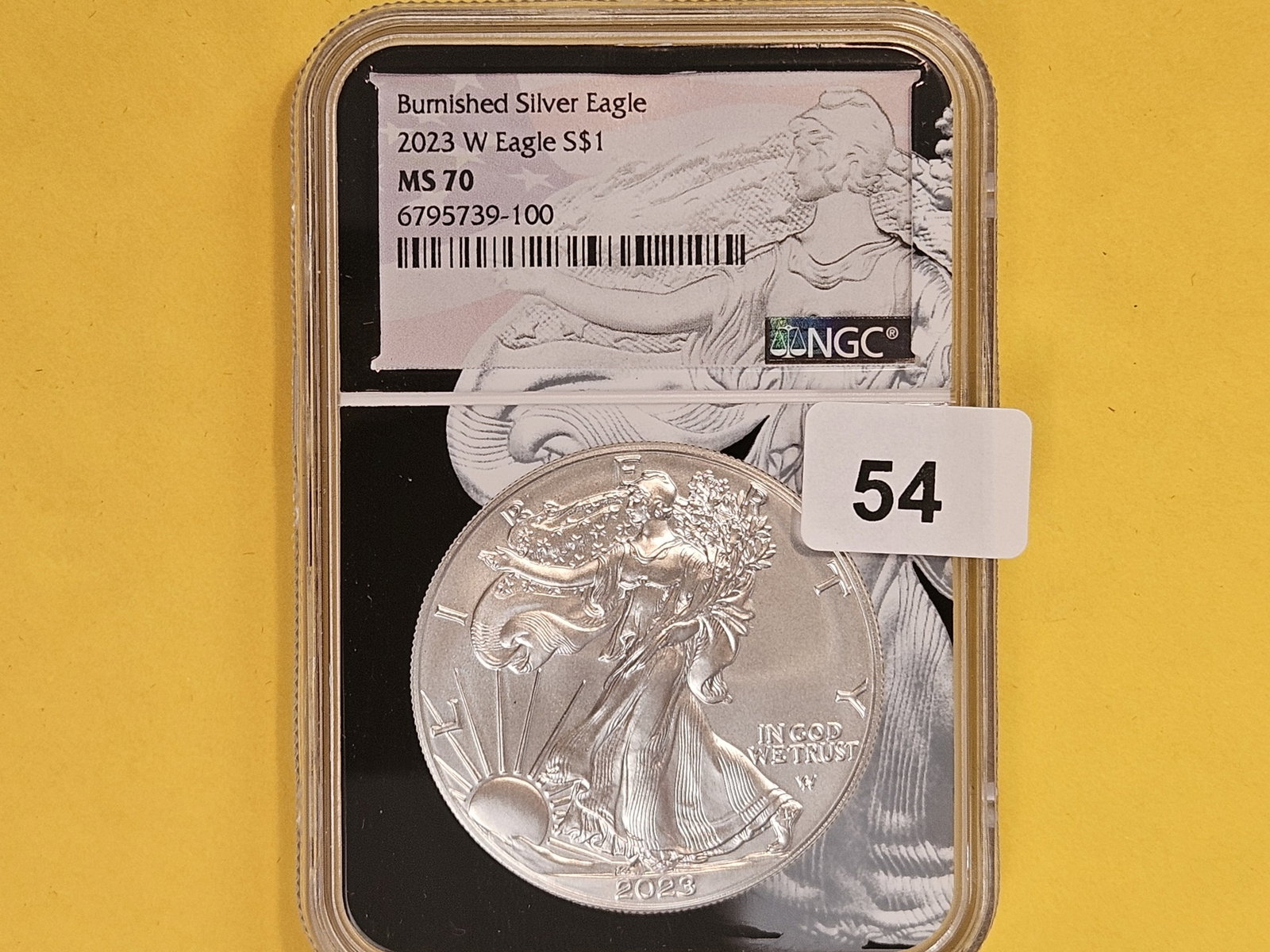 PERFECT! NGC 2023 American Silver Eagle in Mint State 70 (1 of 2)
