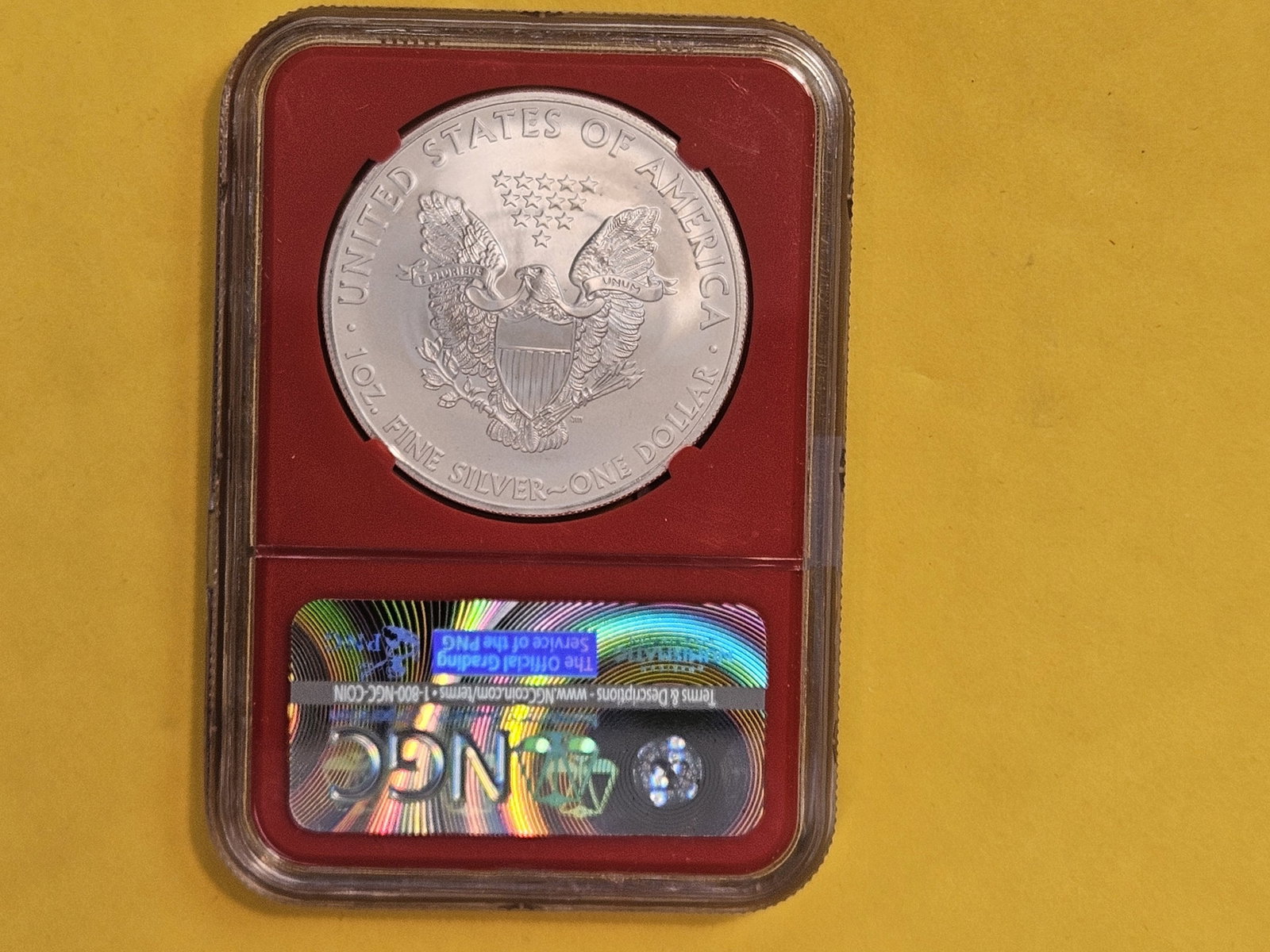 PERFECT! NGC 2012 American Silver Eagle in Mint State 70 - 2
