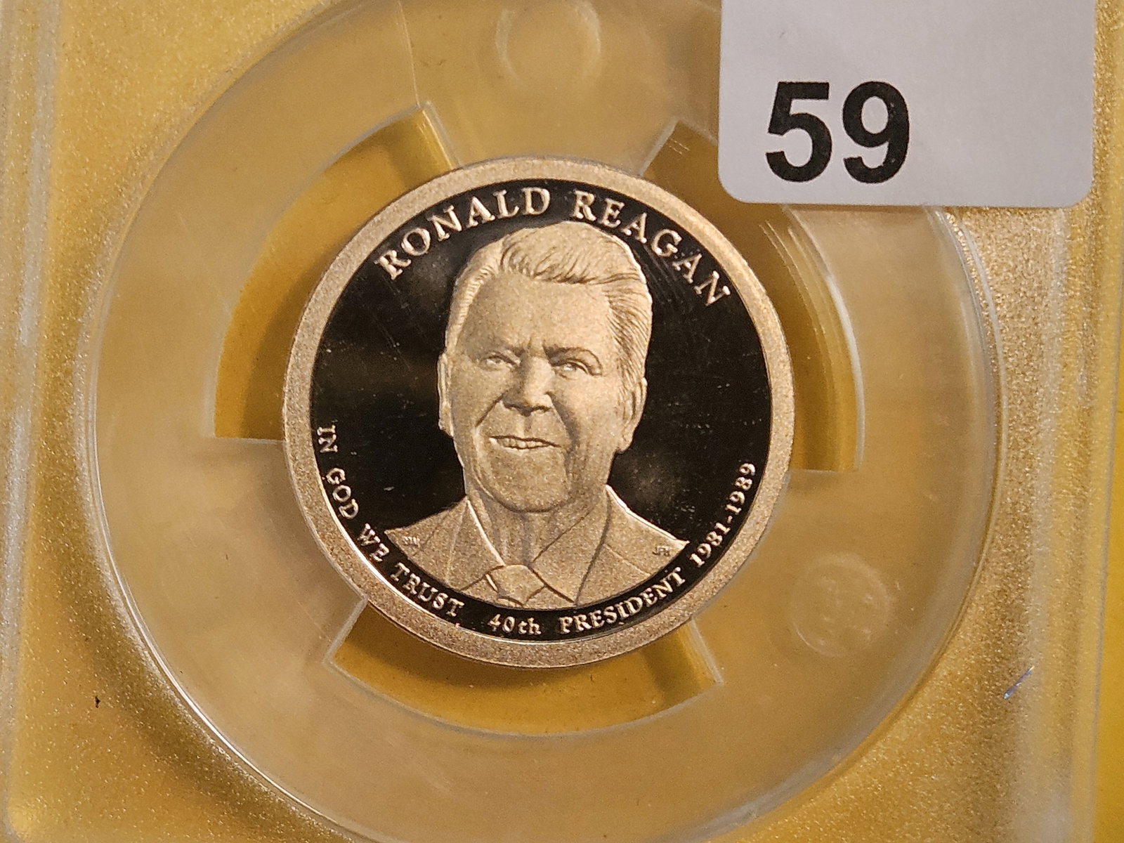 PERFECT! ANACS 2016-S Presidential Dollar in Proof 70 Deep Cameo (1 of 3)