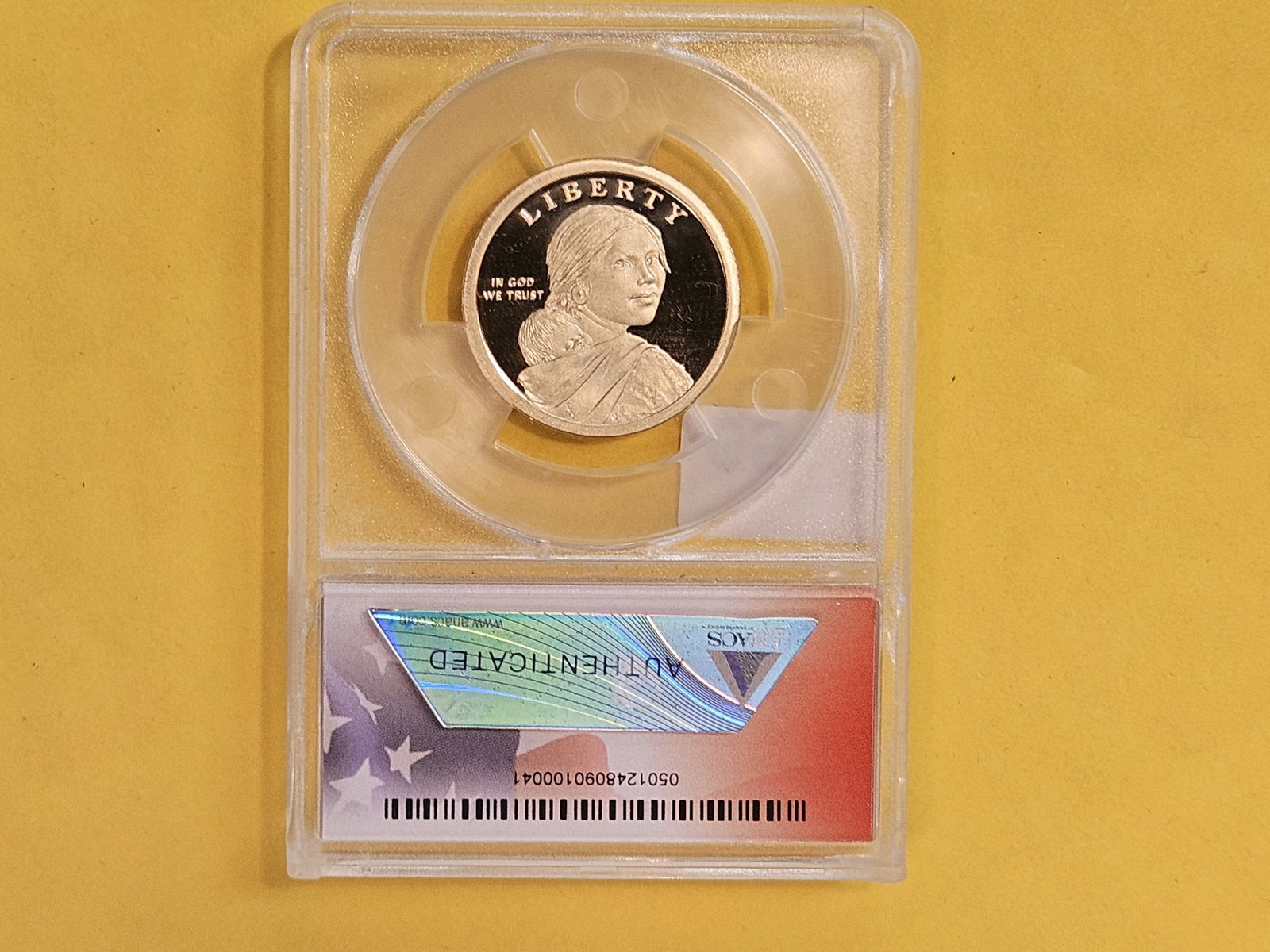 PERFECT! ANACS 2016-S Native American Dollar in Proof 70 Deep Cameo - 2