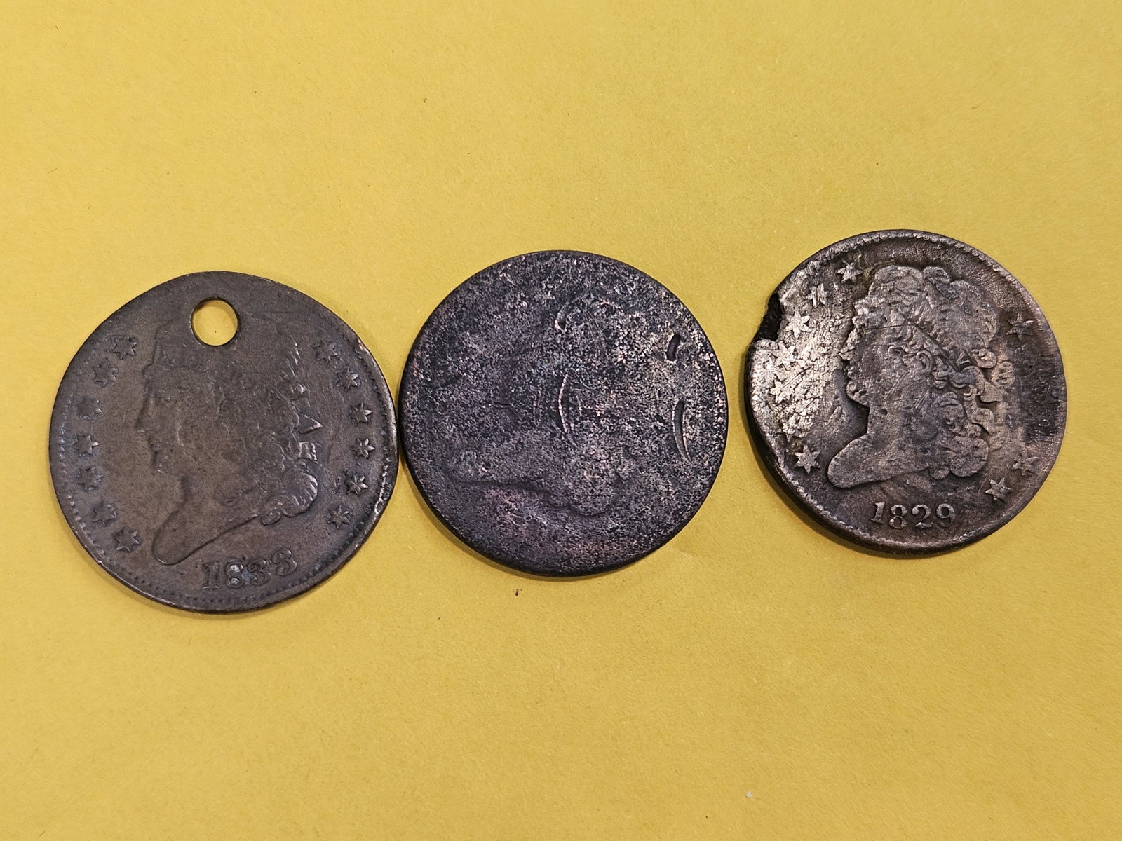 Three Mixed Classic Head Half Cents (1 of 6)