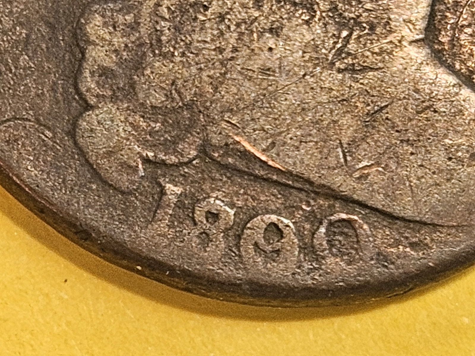 1800 over 79 Draped Bust Large Cent in Good - 3