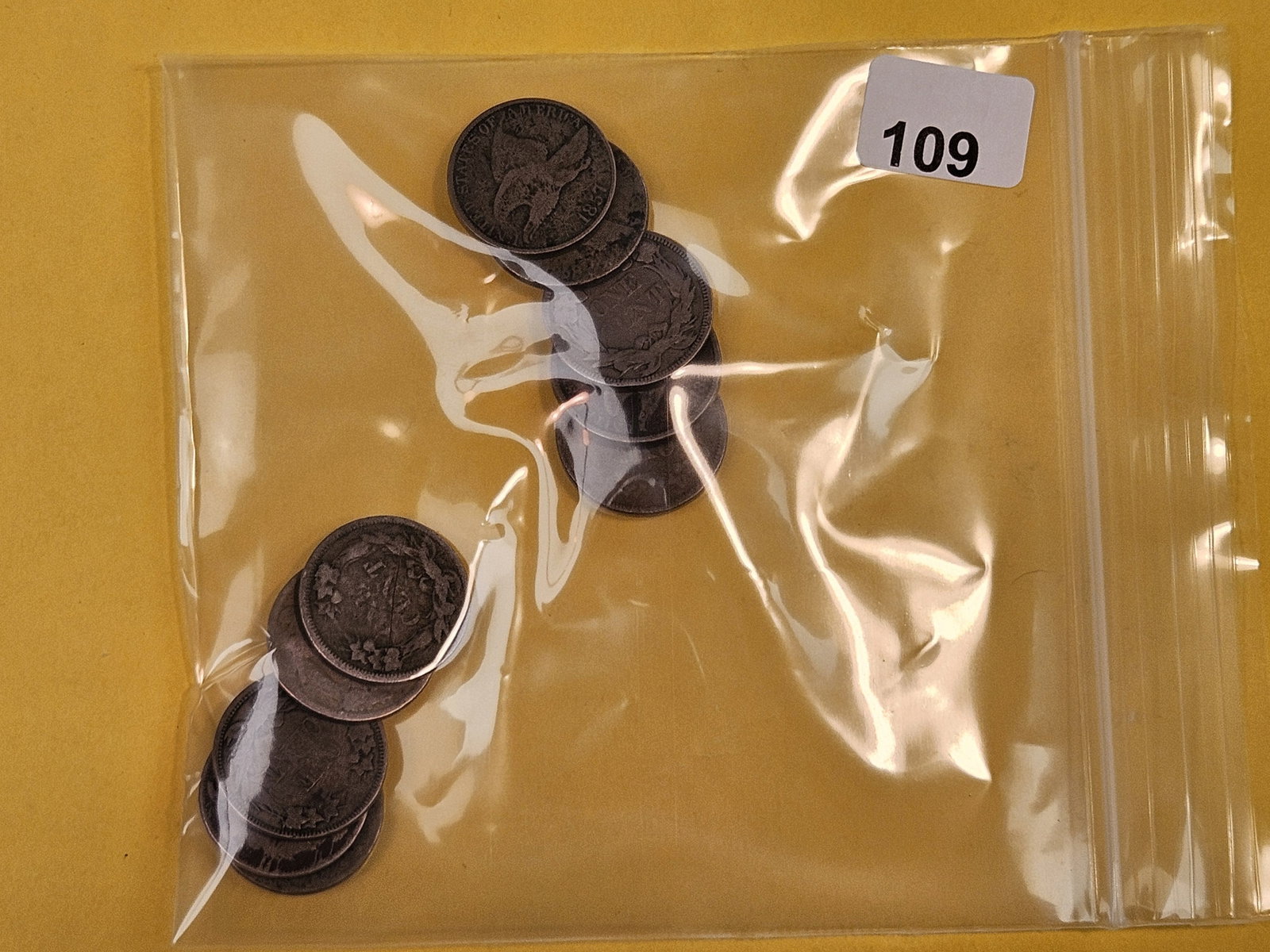 Ten Flying Eagle Cent: All circulated