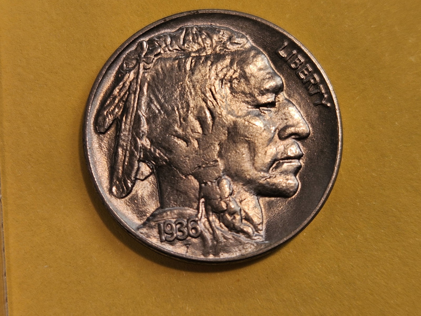 GEM Brilliant Uncirculated plus 1936 Buffalo Nickel (1 of 6)