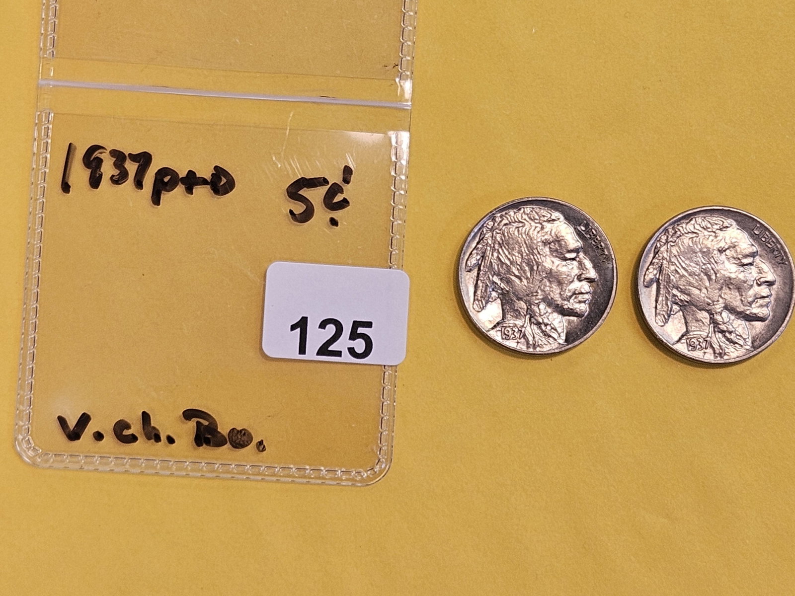 Two Very Choice Brilliant Uncirculated Buffalo Nickels - 2