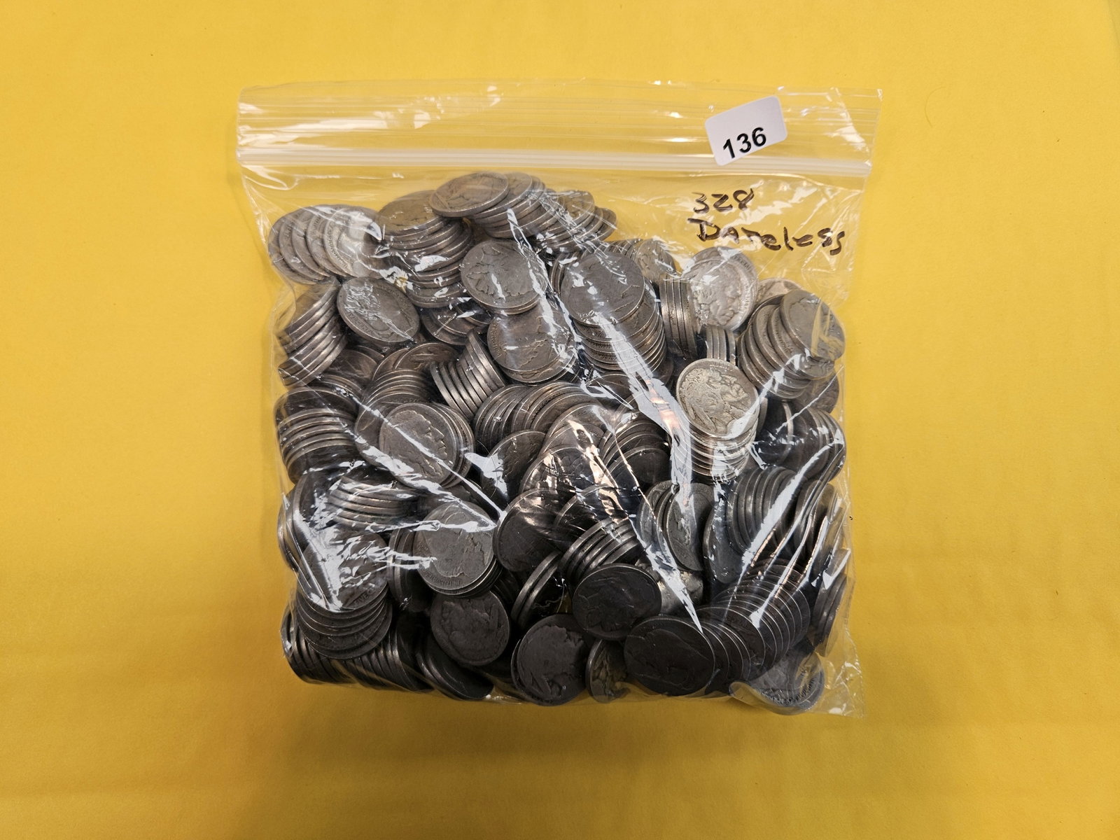 THREE HUNDRED and twenty-eight Buffalo Nickels (1 of 1)