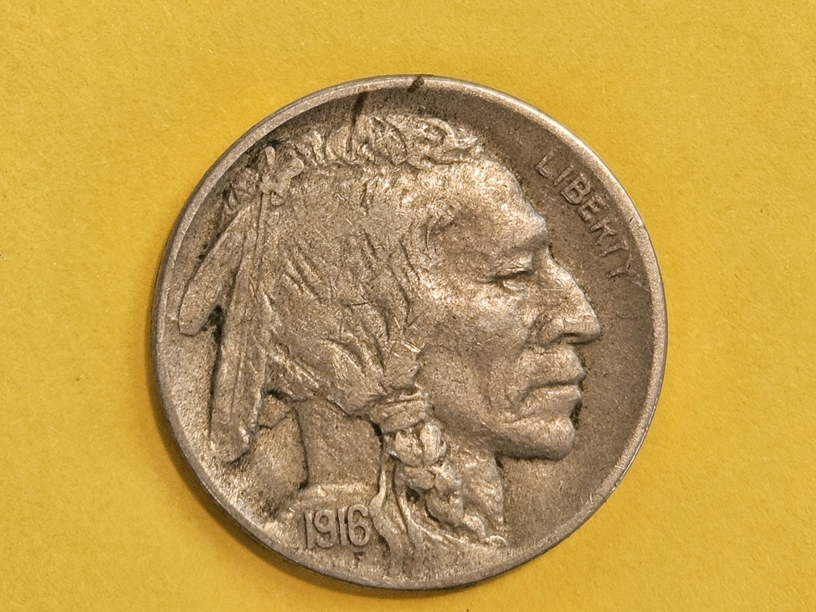 * Semi-Key 1916-D Buffalo Nickel in Extra Fine plus - 3
