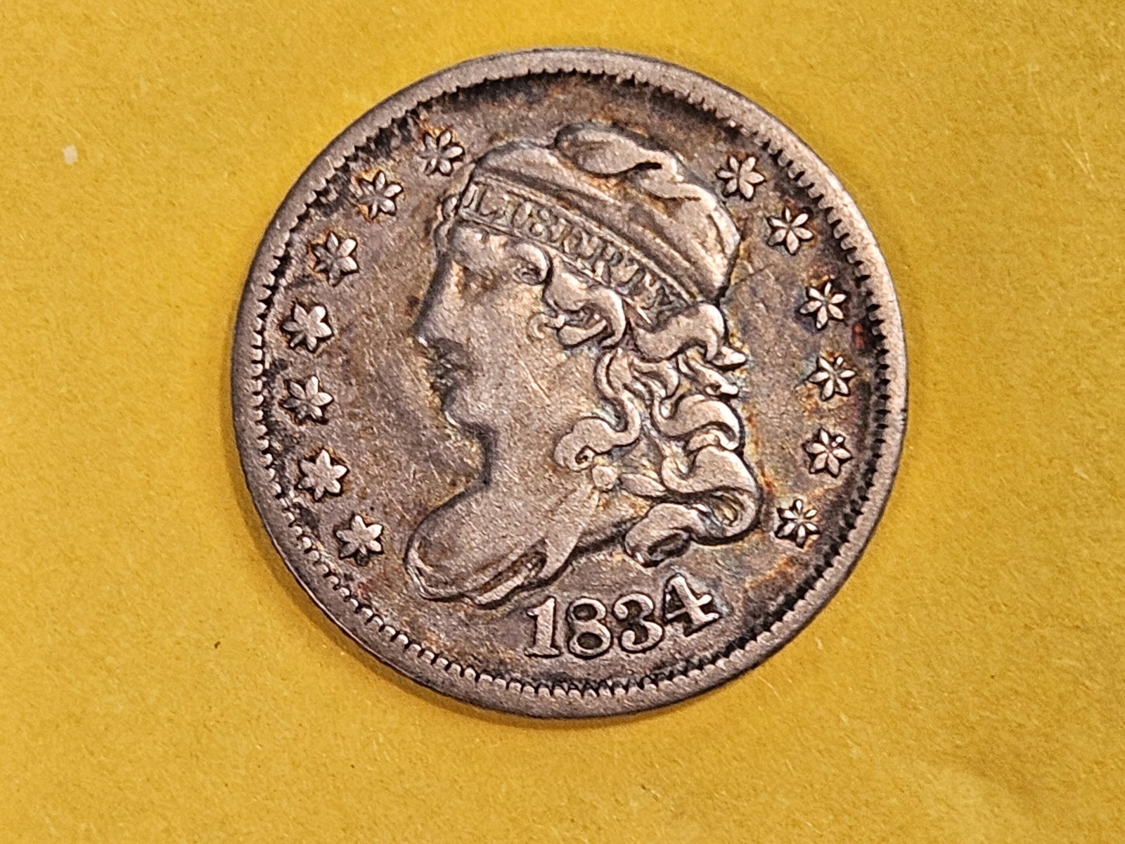 1834 Capped Bust Half Dime in Choice Very Fine - 3