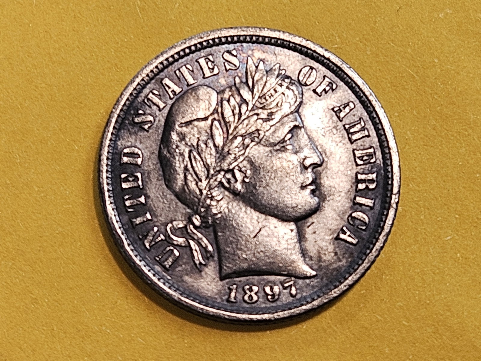 1897 Barber silver Dime in Extra Fine (1 of 8)