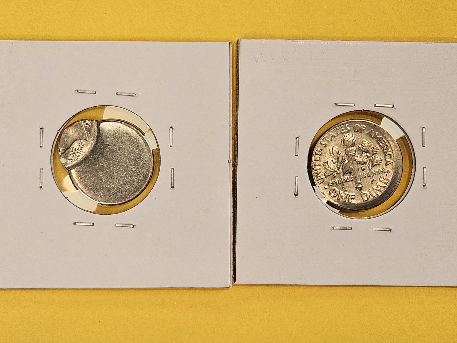 MINT ERRORS! Two Brilliant Uncirculated Roosevelt Dimes - 3