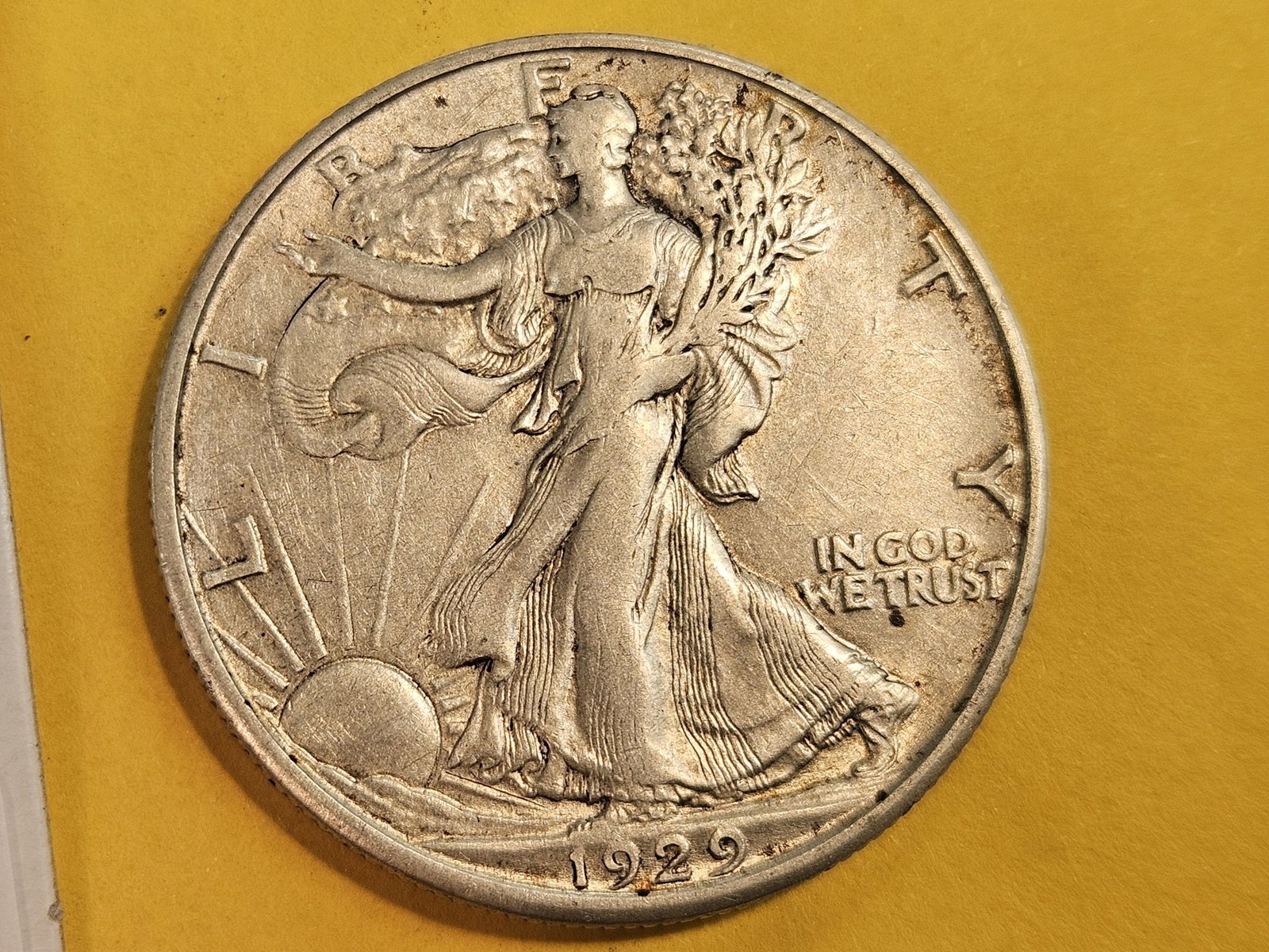 Better 1929-D Walking Liberty silver Half Dollar (1 of 3)