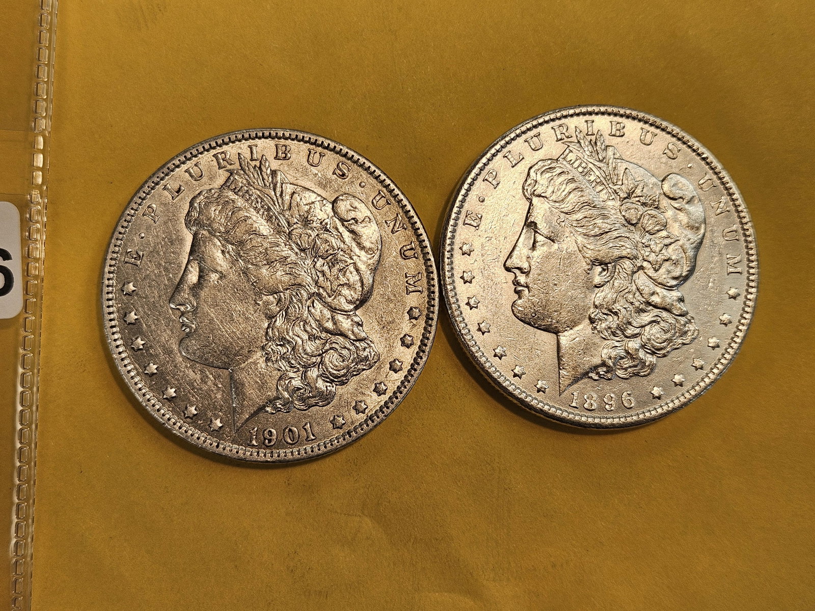 Two Brilliant About Uncirculated Plus Morgan Dollars: Mixed