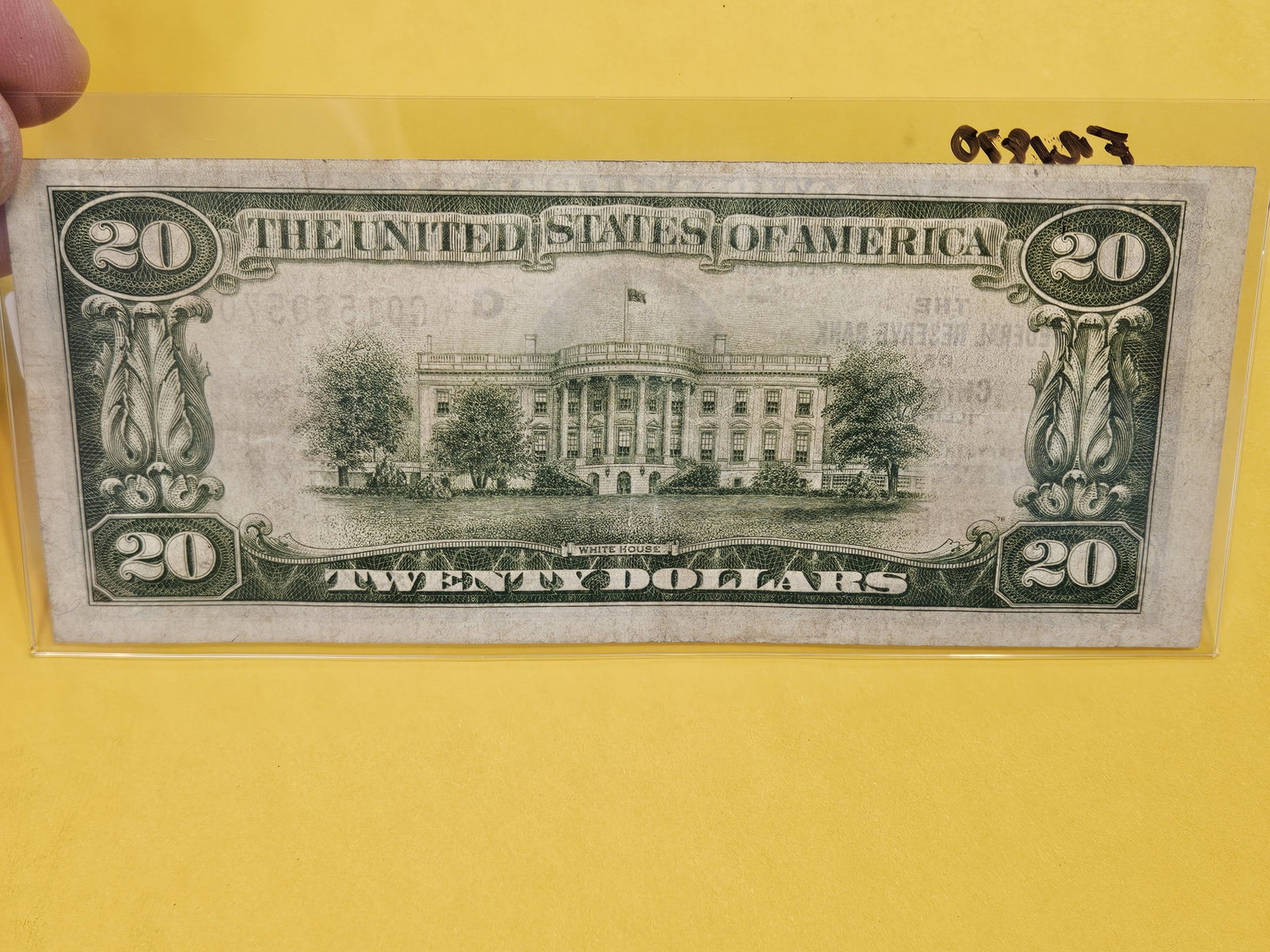 Crisp About Uncirculated plus Series of 1929 Twenty Dollar National Currency - 2