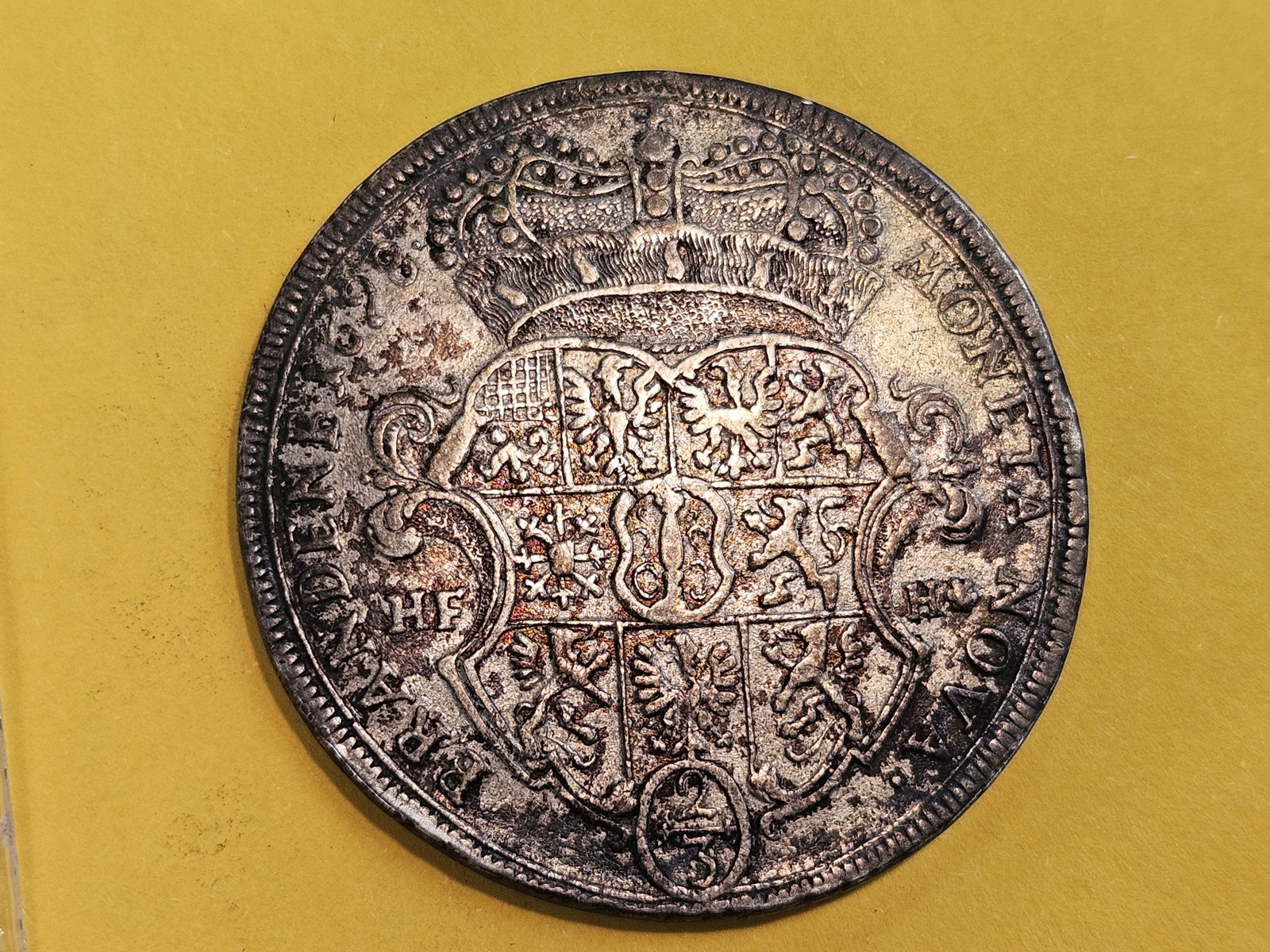 1698 German States Brandenburg-Prussia silver 2/3 thaler - 7