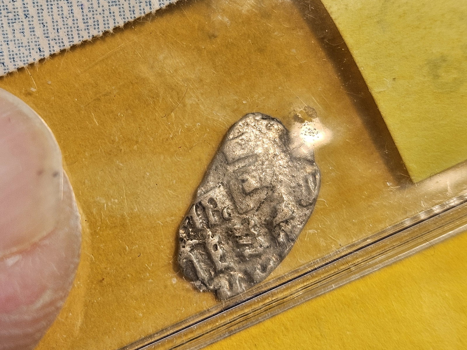 Cool 1689 - 1725 Russia Silver Wire money - 5