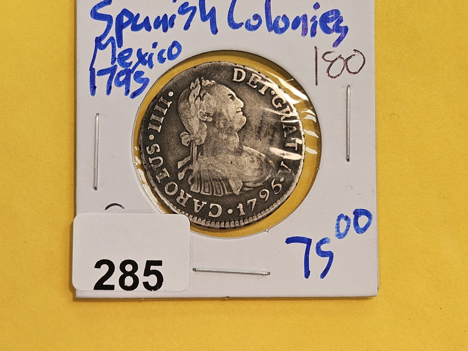 1795 Spanish Colonies Mexico 2 reales - 2