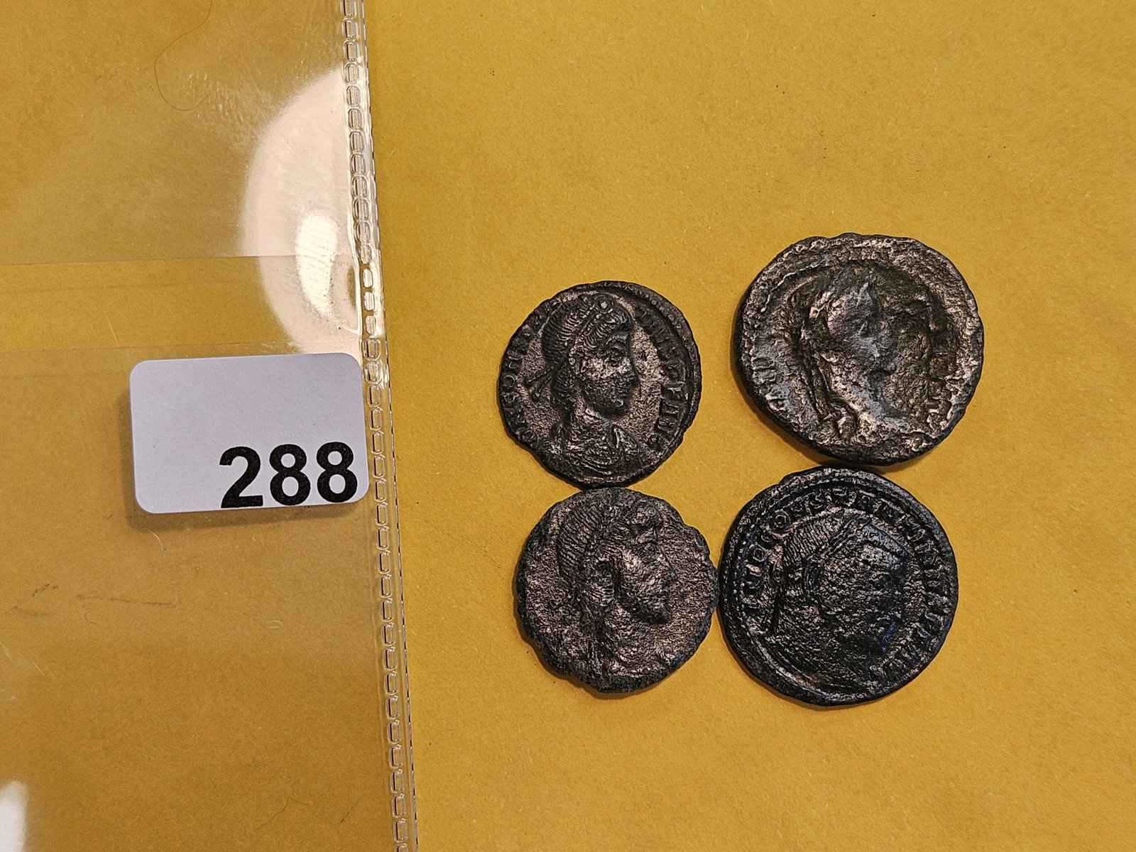 ANCIENTS! Four mixed Roman empire coins - 2