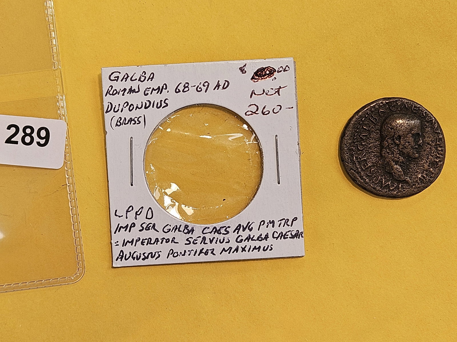 ANCIENT! Better Galba Roman Empire 68 - 69 AD - 2