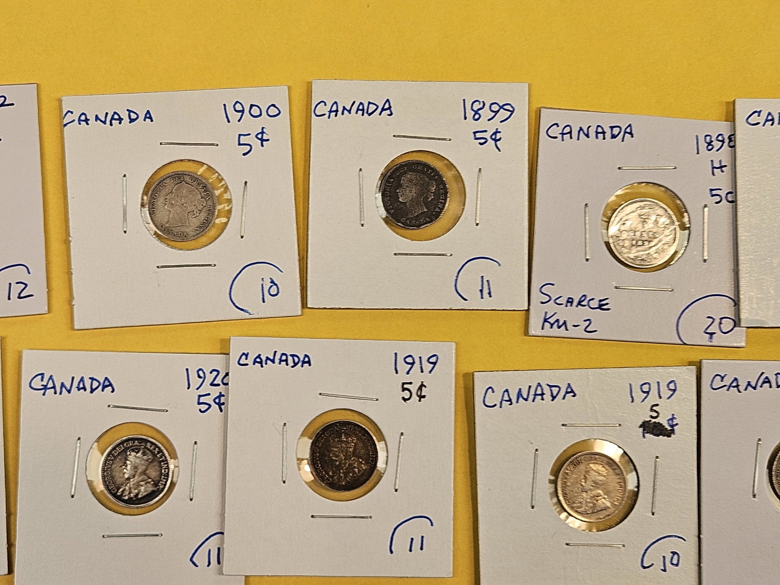 Twenty-five, silver, Canadian coins - 3