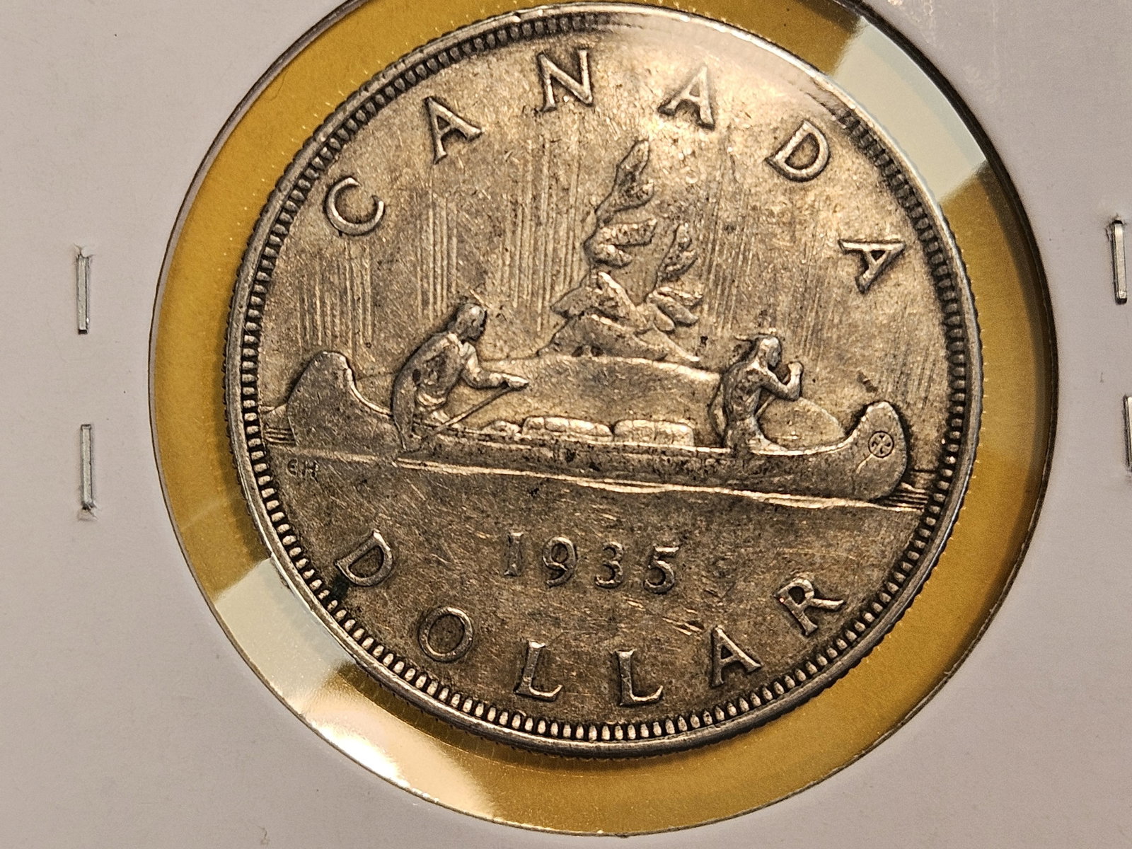 1935 Canada Silver Dollar - 3