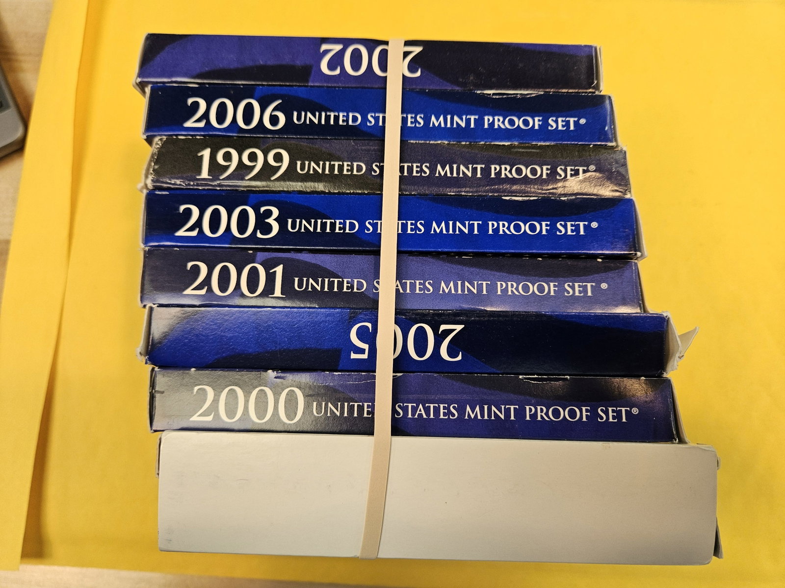 Eight mixed, little newer, US Proof Sets - 2