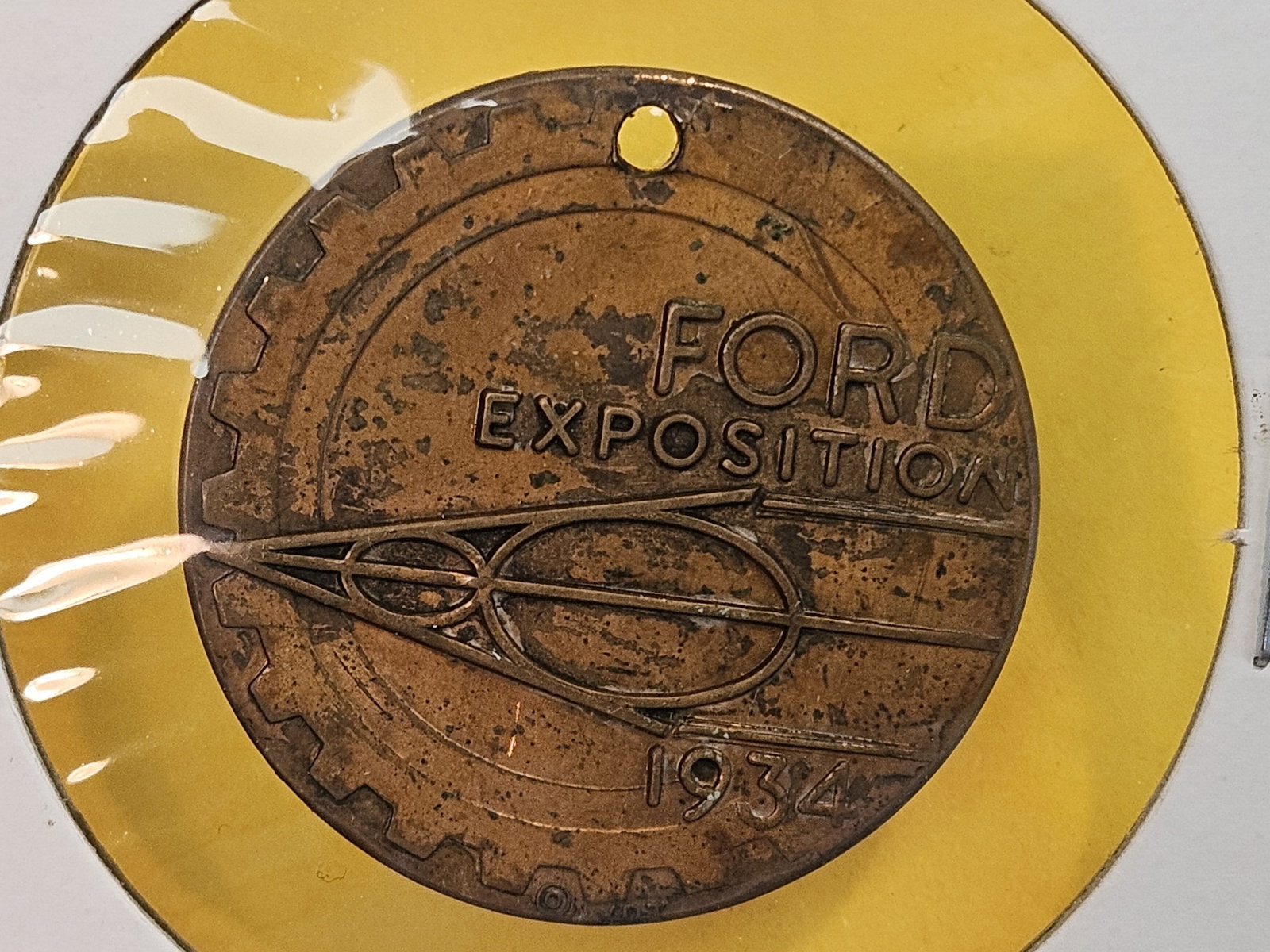 1934 Ford Exposition V-8 Medal (1 of 3)