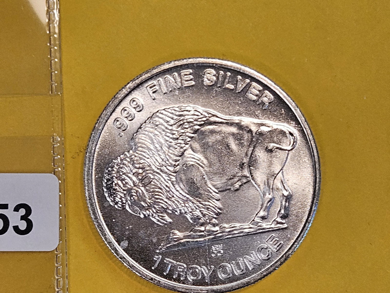 One Troy ounce .999 fine silver art round - 2