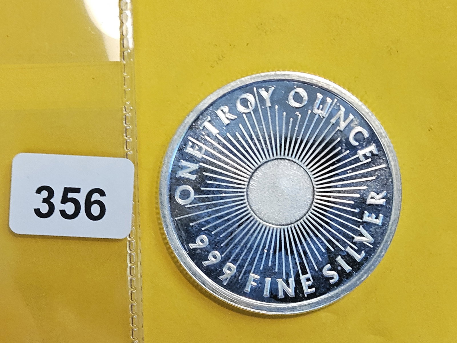 One Troy ounce .999 fine silver art round - 2