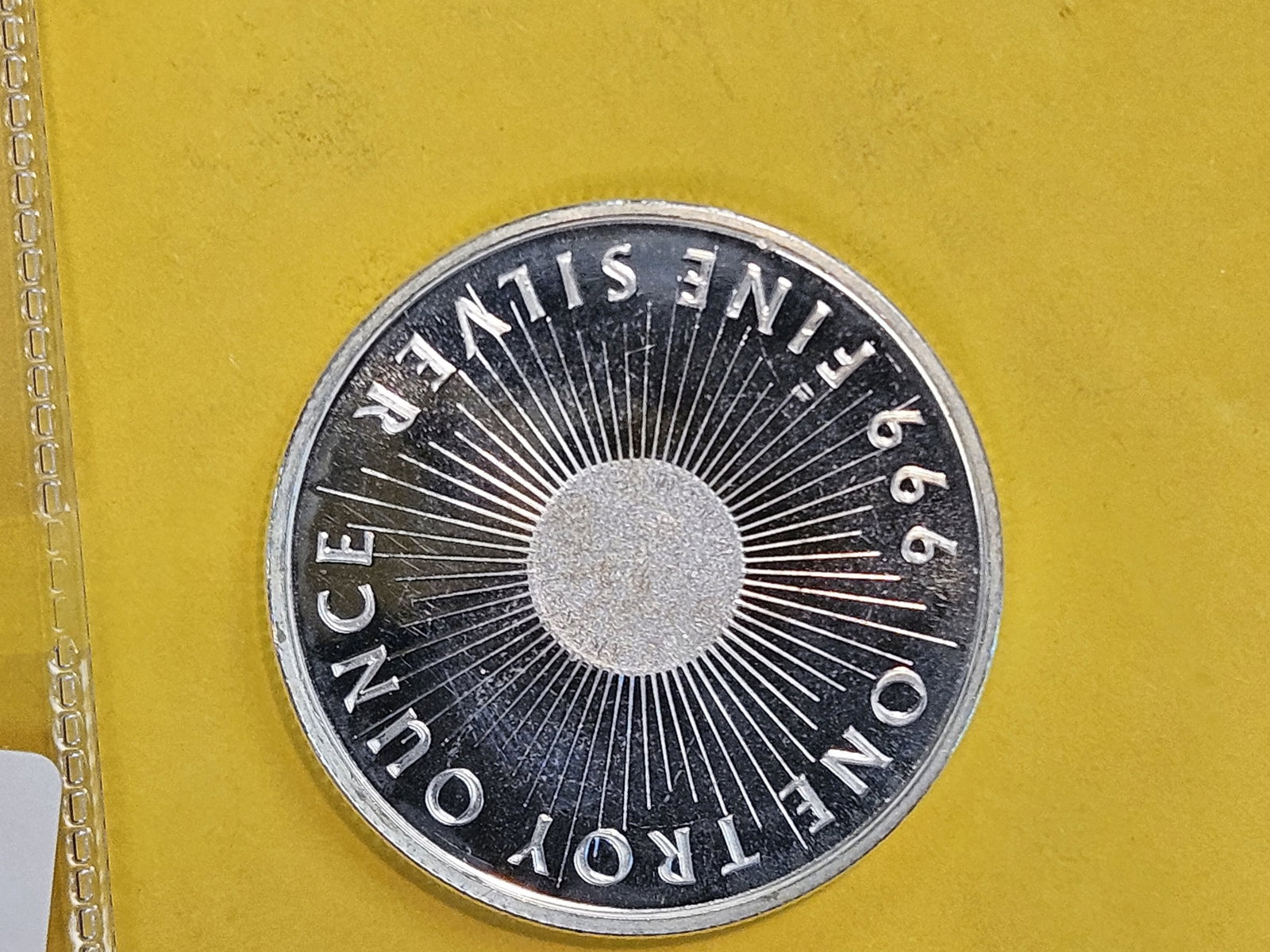 One Troy ounce .999 fine silver art round - 2