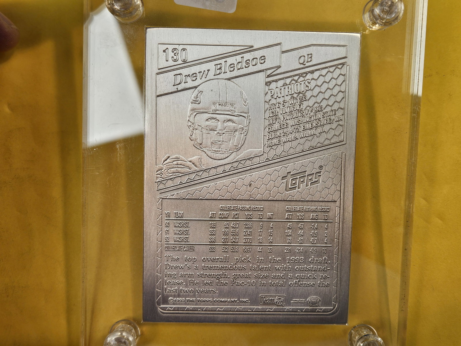 FOUR point 25 (4.25) Troy ounce .999 fine silver art bar - 4