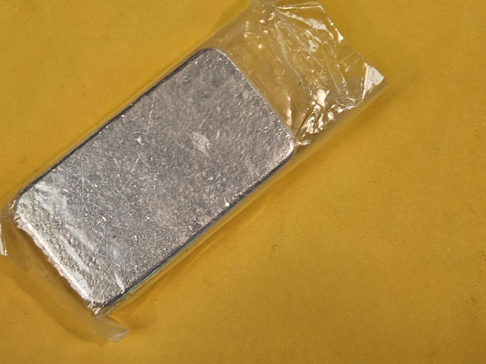 TEN Troy ounce .999 fine silver poured bar - 3