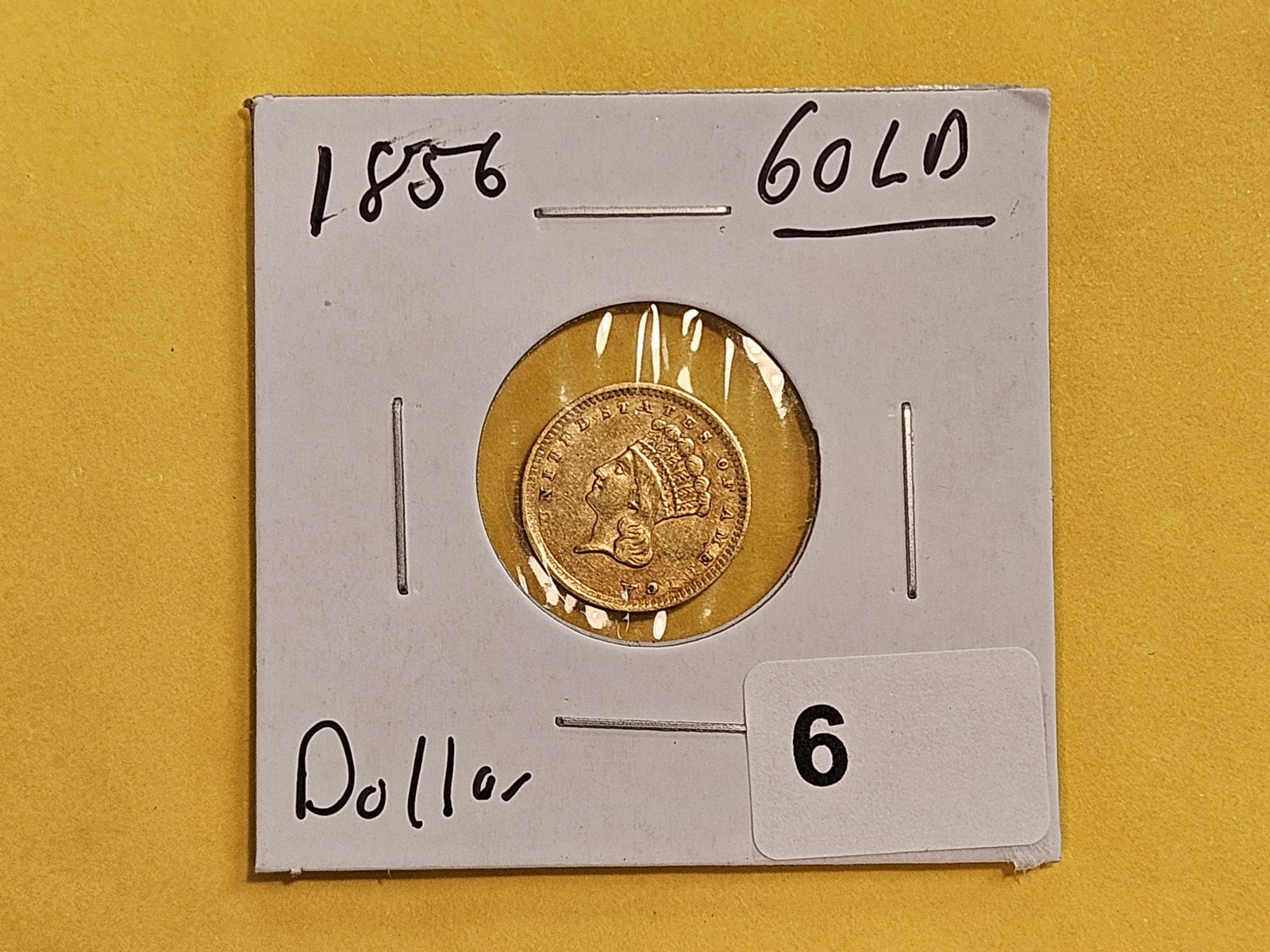 GOLD! 1856 Gold Dollar - 2
