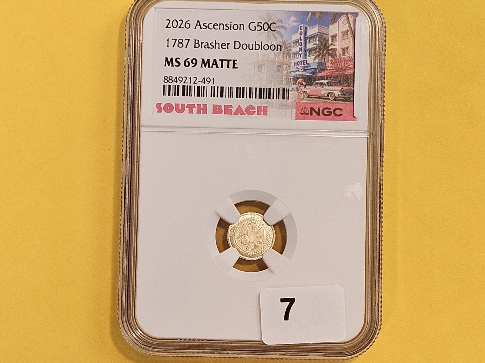 GOLD! NGC 2026 Ascension Gold 50 cents in Mint State 69 Matte - 2