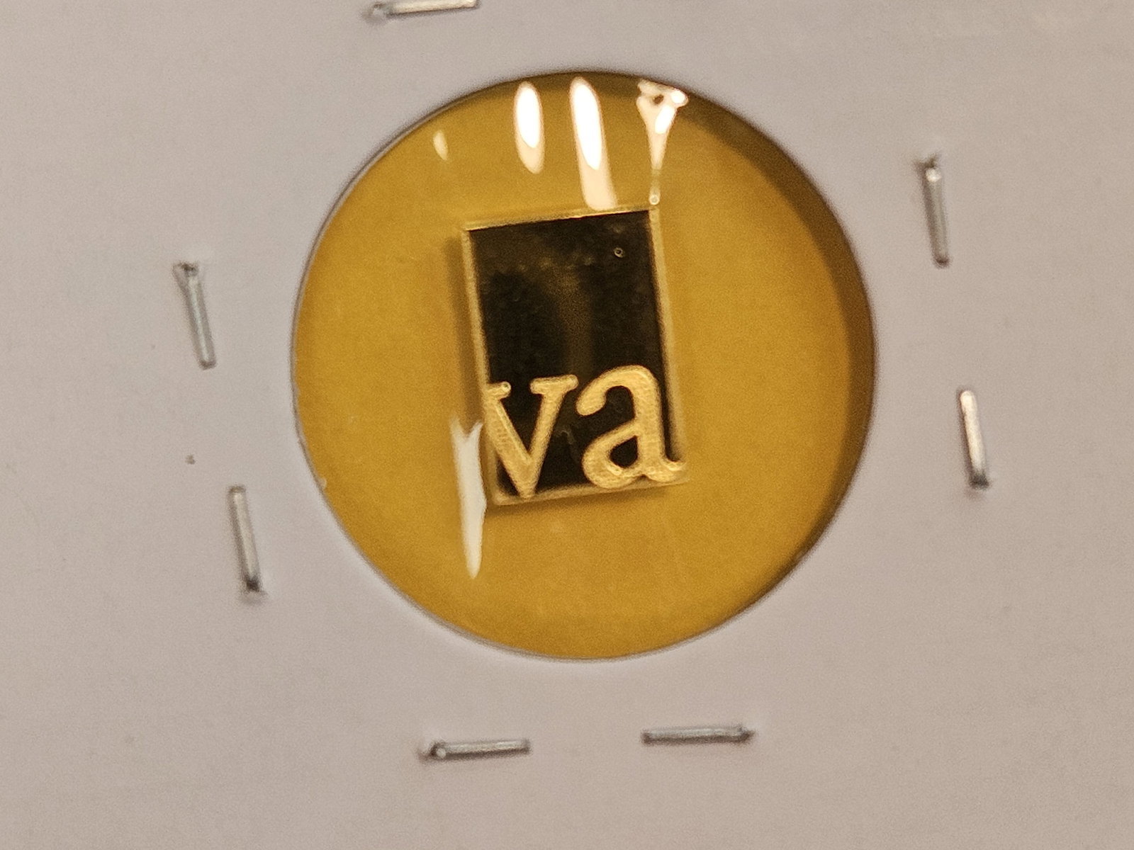 GOLD! Valcambi Suisse One Gram .9999 fine gold bar - 2