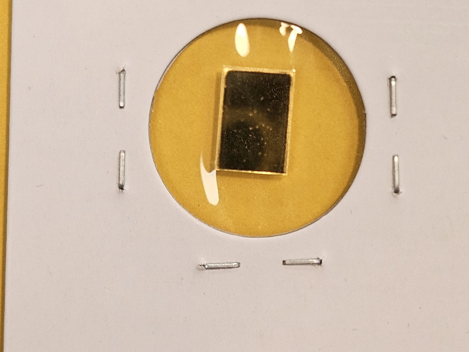 GOLD! Valcambi Suisse One Gram .9999 fine gold bar - 2