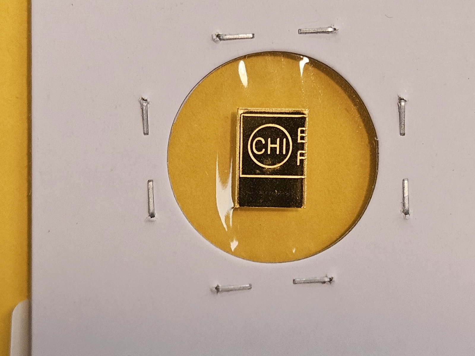 GOLD! Valcambi Suisse One Gram .9999 fine gold bar - 2
