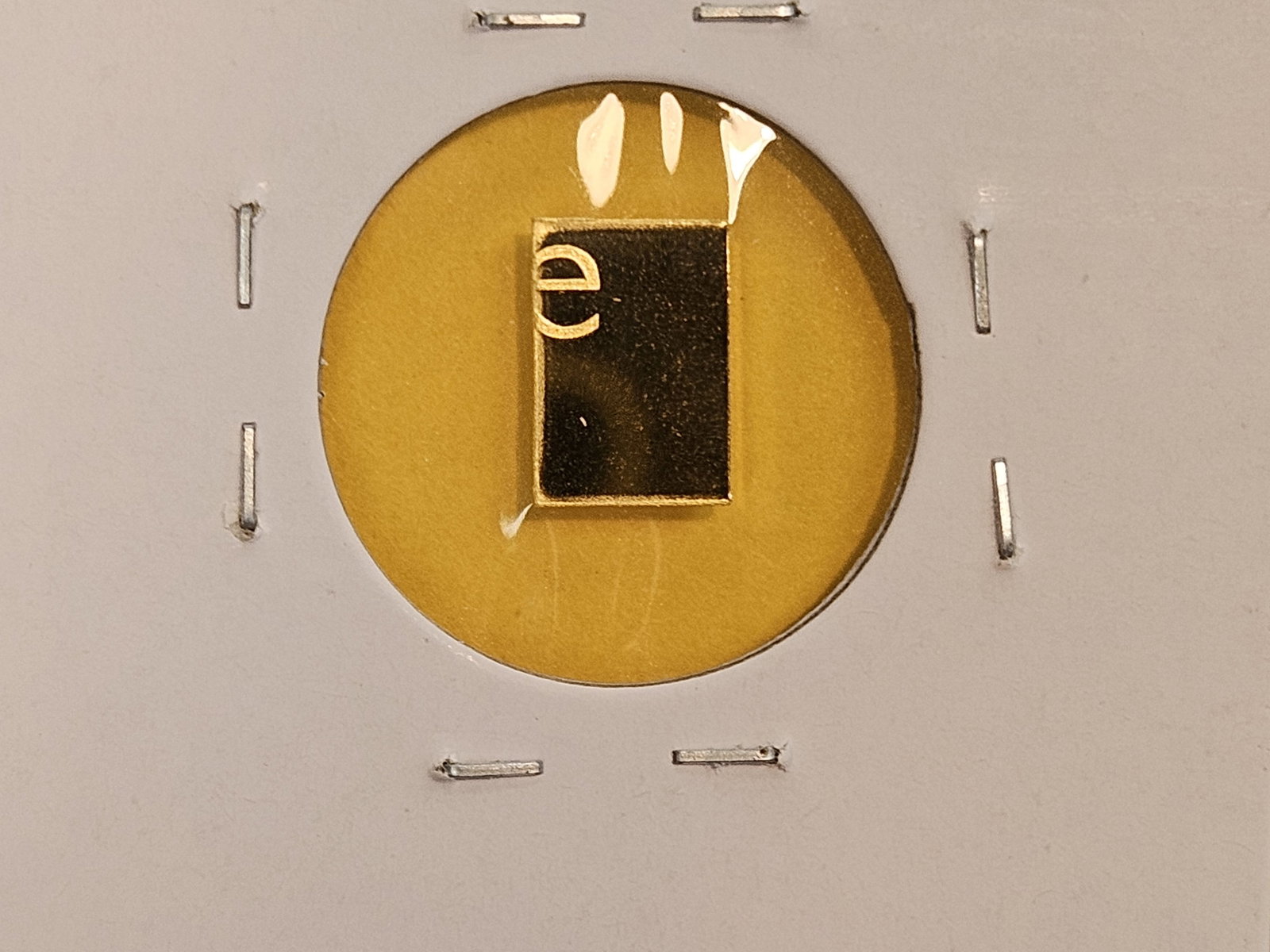 GOLD! Valcambi Suisse One Gram .9999 fine gold bar - 2