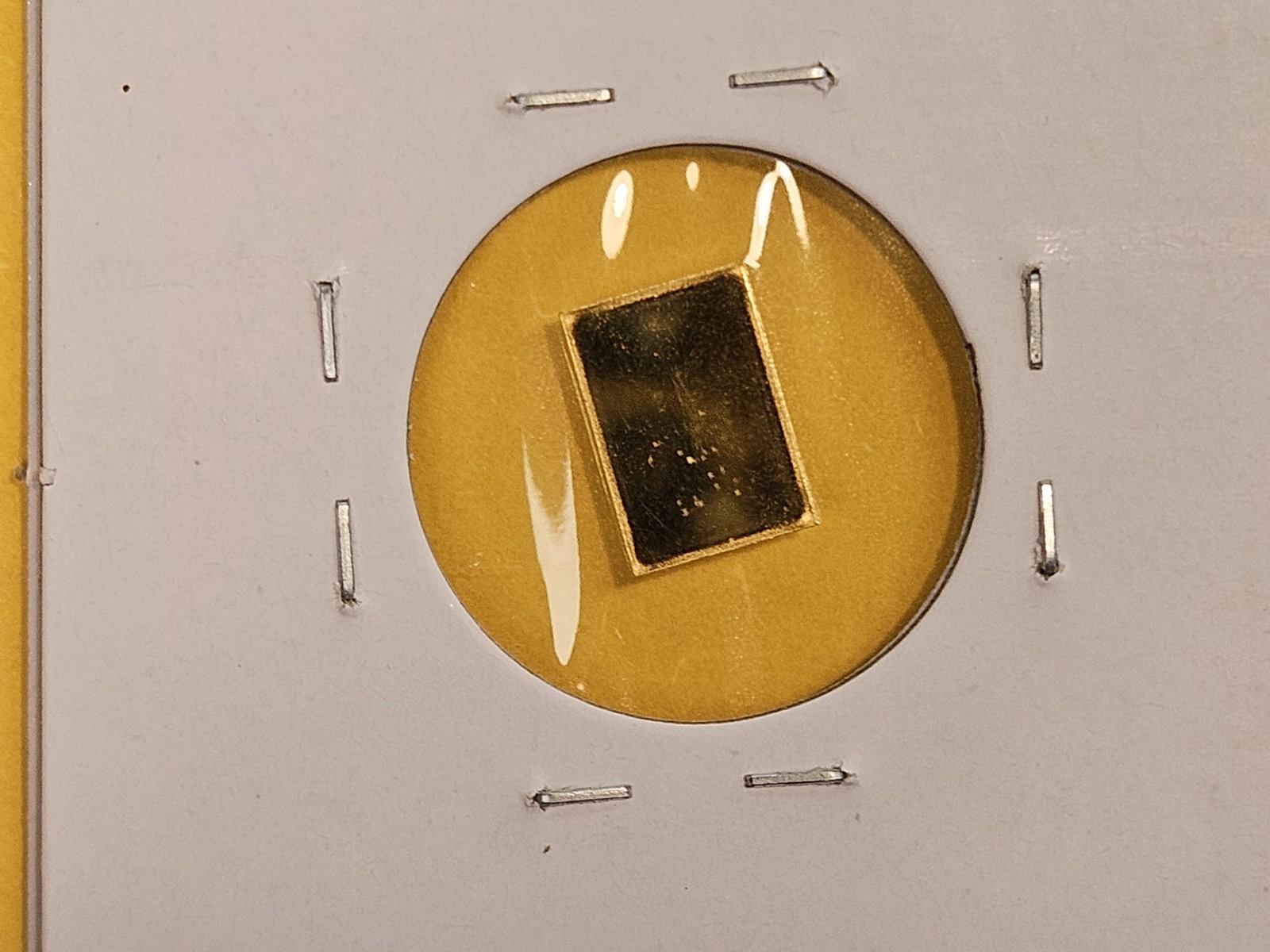 GOLD! Valcambi Suisse One Gram .9999 fine gold bar - 2