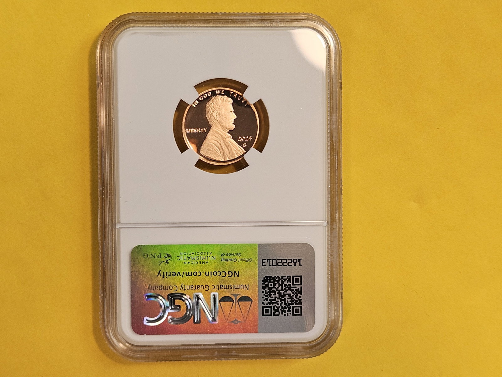 PERFECT! NGC 2024-S Lincoln Cent in Proof 70 RED Ultra Cameo - 3