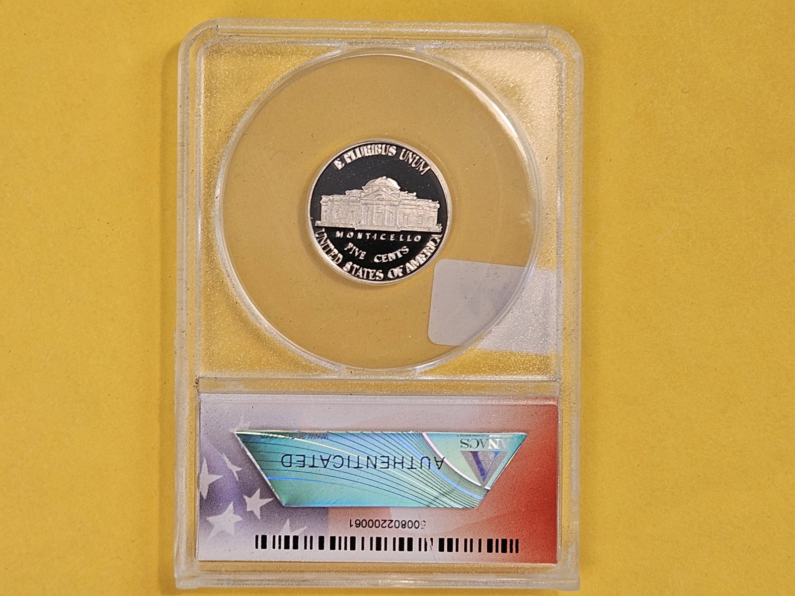 PERFECT! ANACS 2014-S Jefferson Nickel in Proof 70 Ultra Cameo - 3