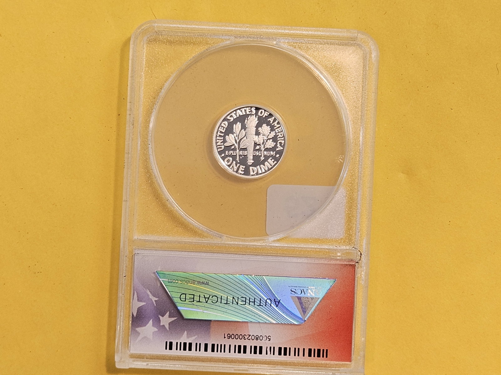 PERFECT! ANACS 2014-S SILVER Roosevelt Dime in proof 70 Deep Cameo - 3