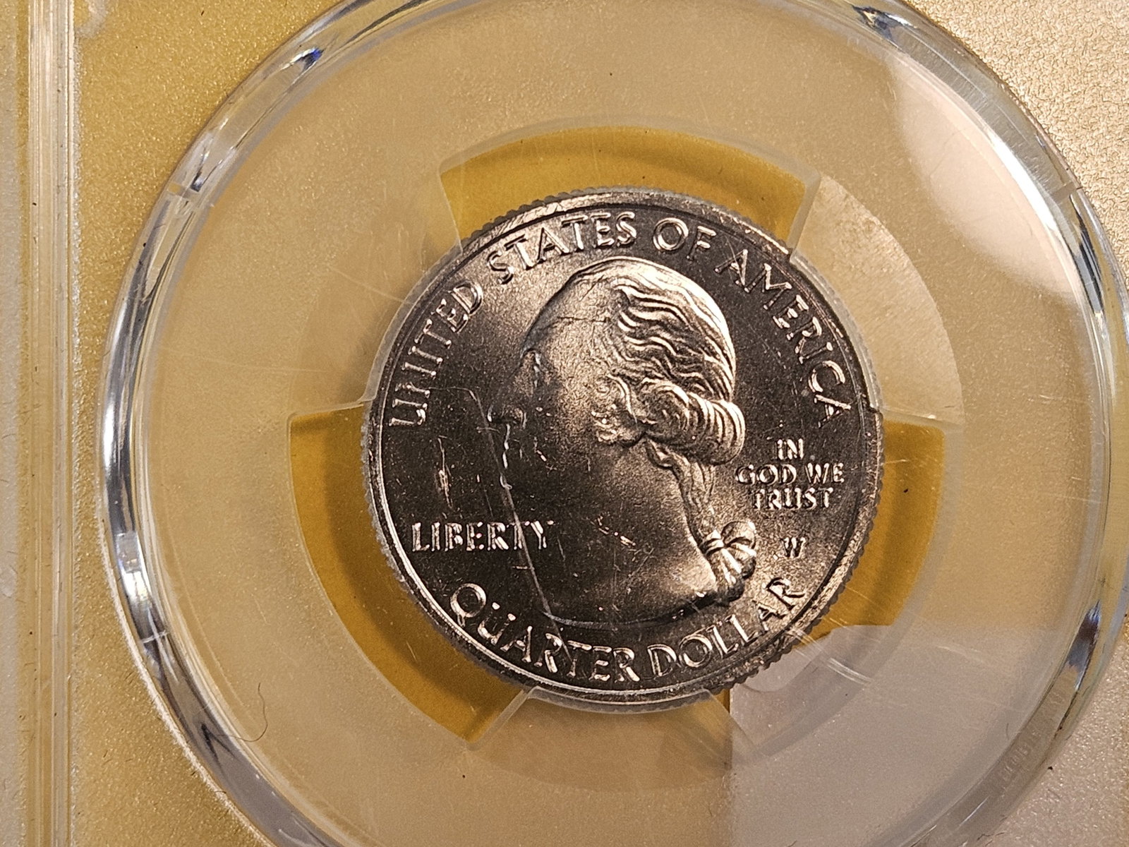 GEM! PCGS 2019-W Washington Quarter in Mint State 65 - 4
