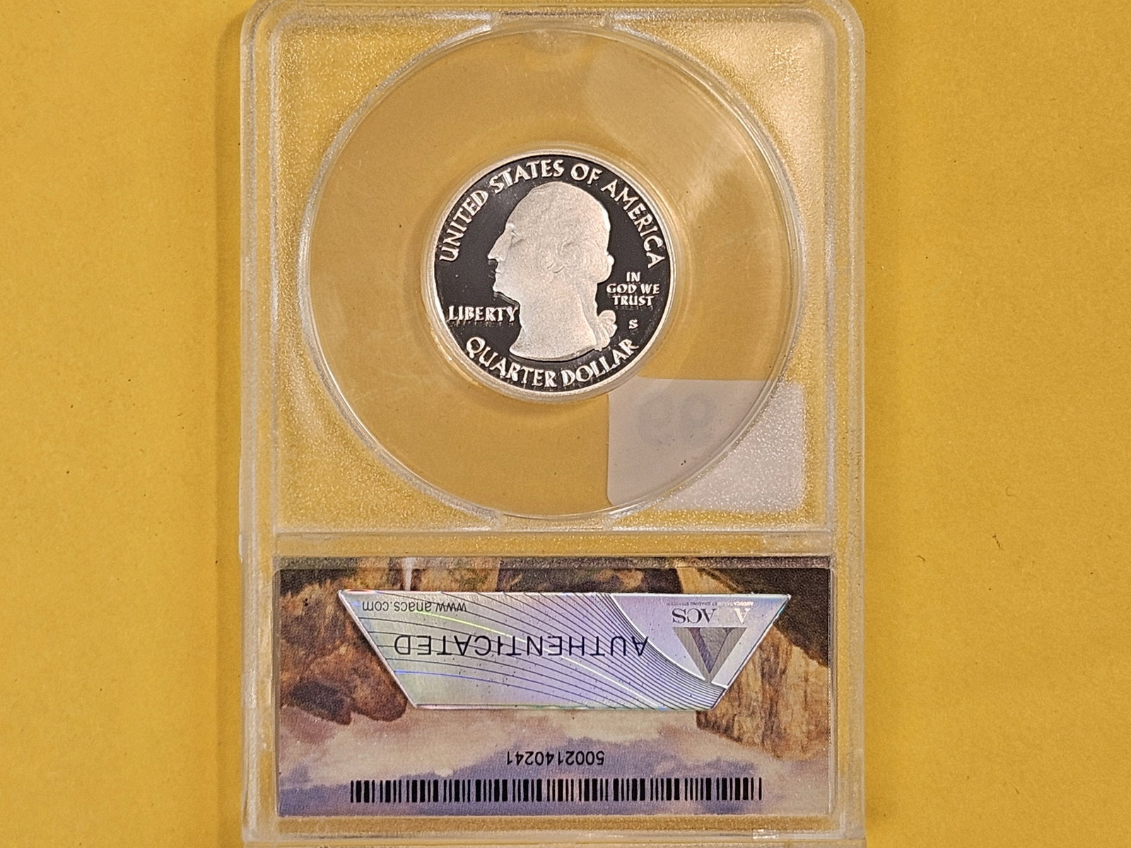 PERFECT! ANACS 2011-S SILVER Washington Quarter in Proof 70 Deep Cameo - 3