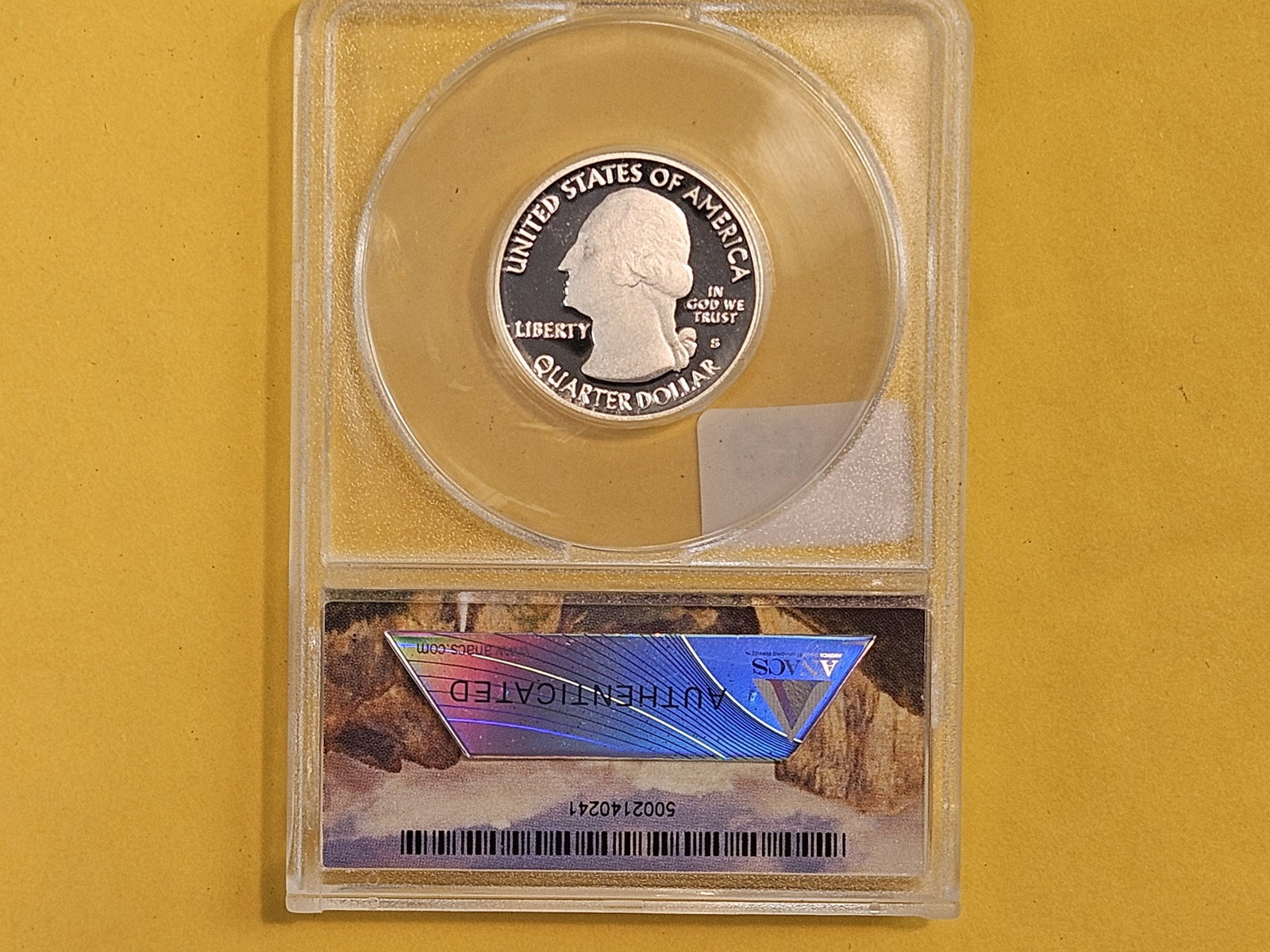 PERFECT! ANACS 2011-S SILVER Washington Quarter in Proof 70 Deep Cameo - 3