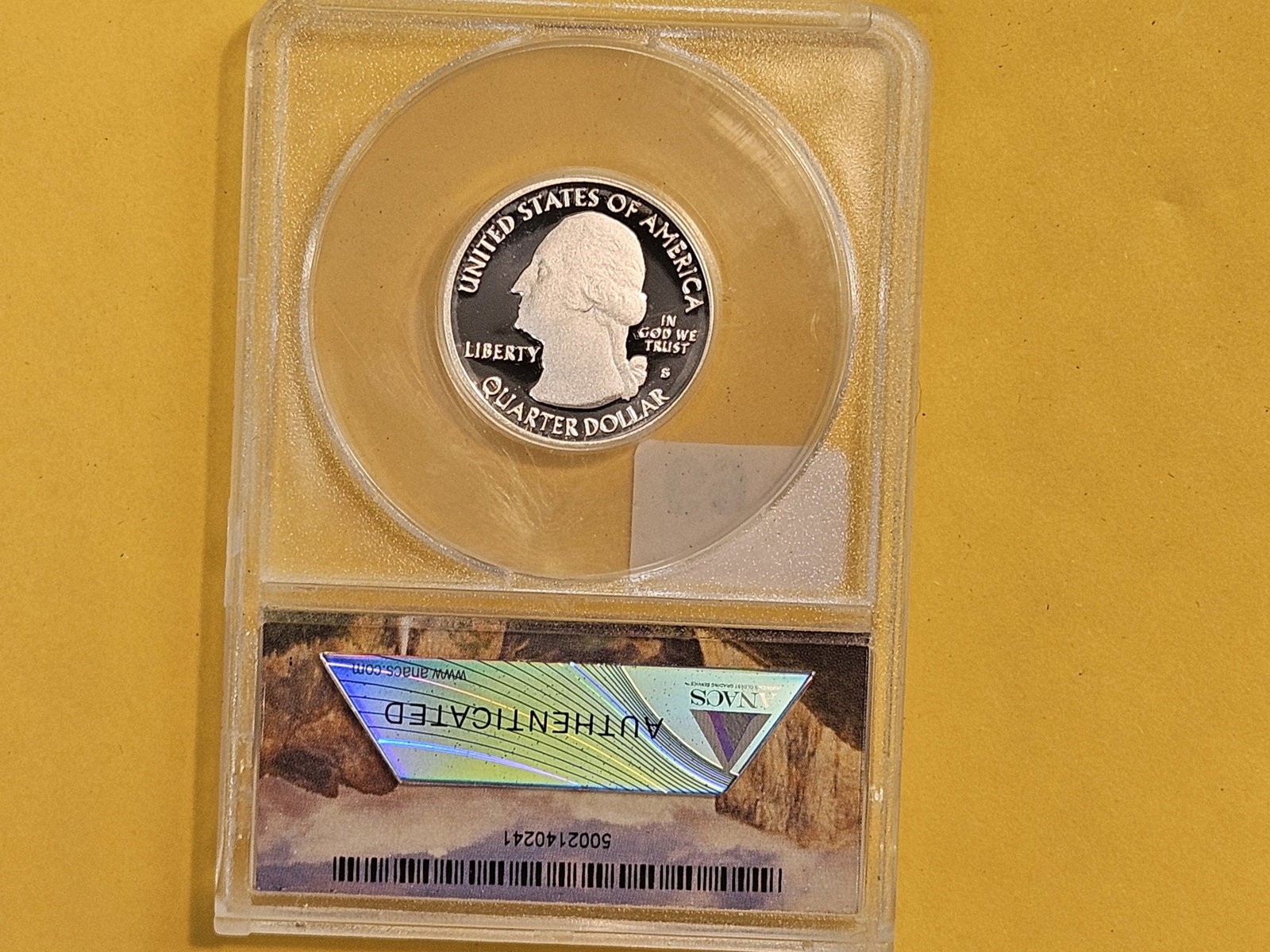 PERFECT! ANACS 2011-S SILVER Washington Quarter in Proof 70 Deep Cameo - 3
